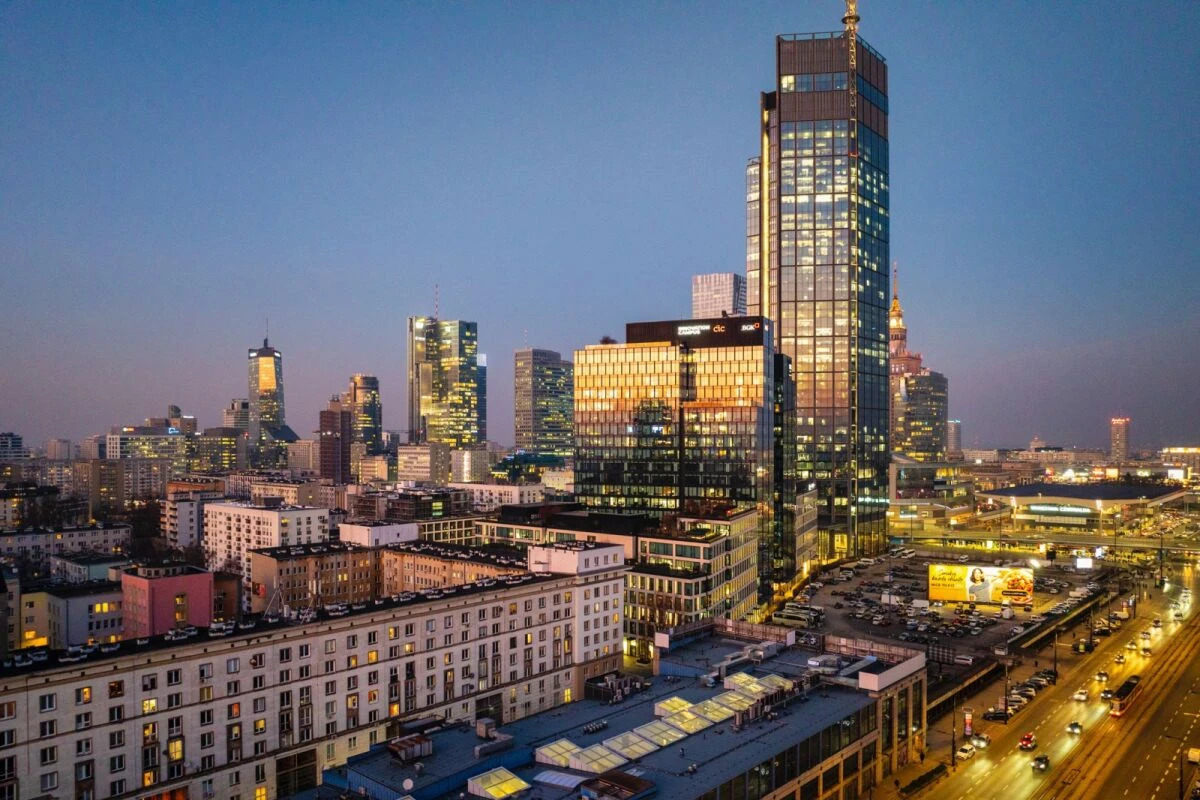 Der Varso Tower zählt mit 310 Metern zu den höchsten Bauwerken Europas