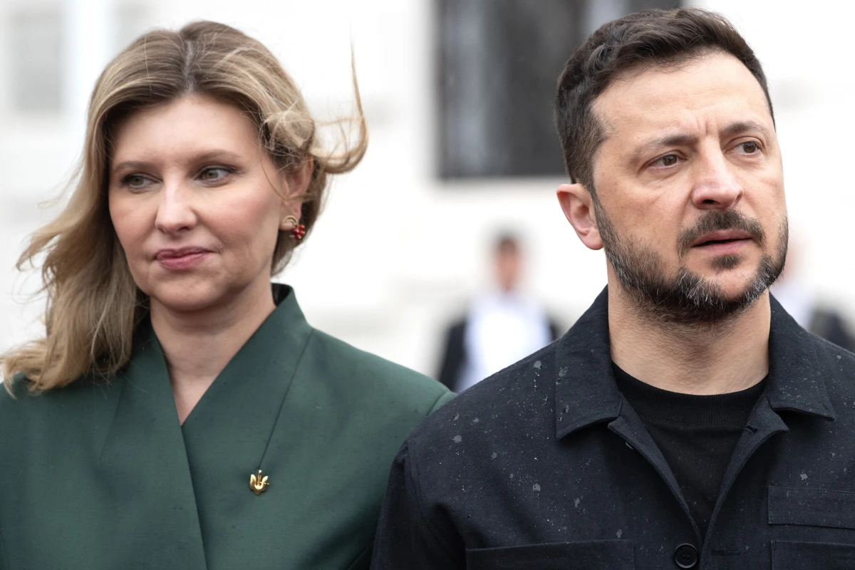Wolodymyr Selenskyj und seine Frau Olena Selenska in Wien