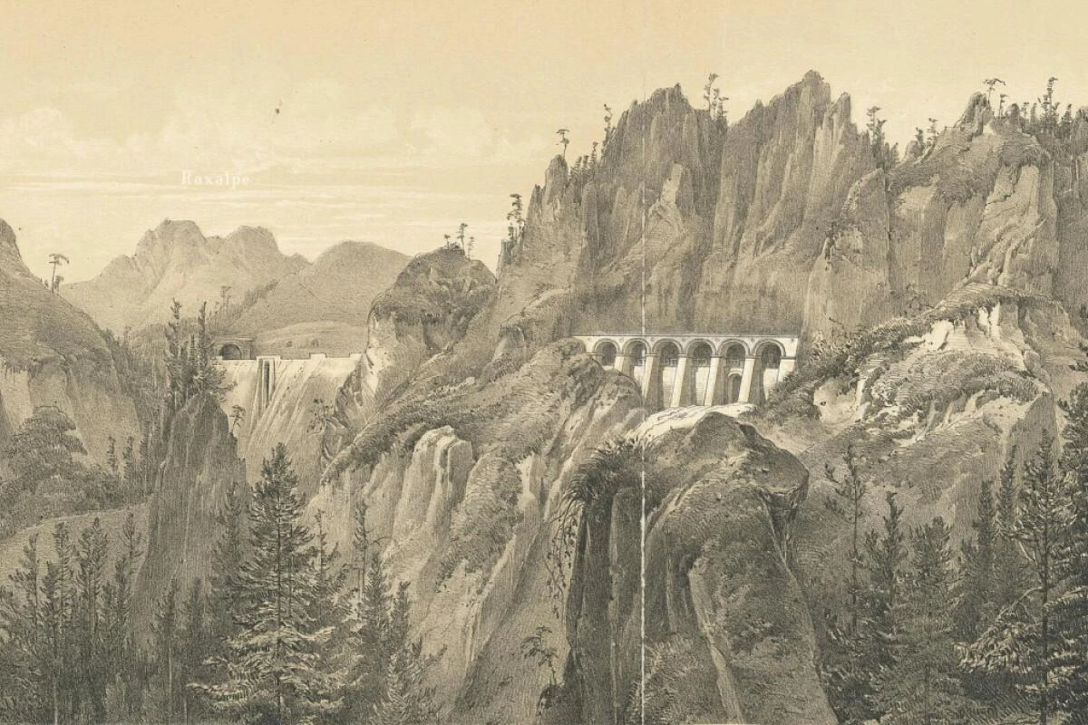 Das Faltpanorama von Carl von Ghega