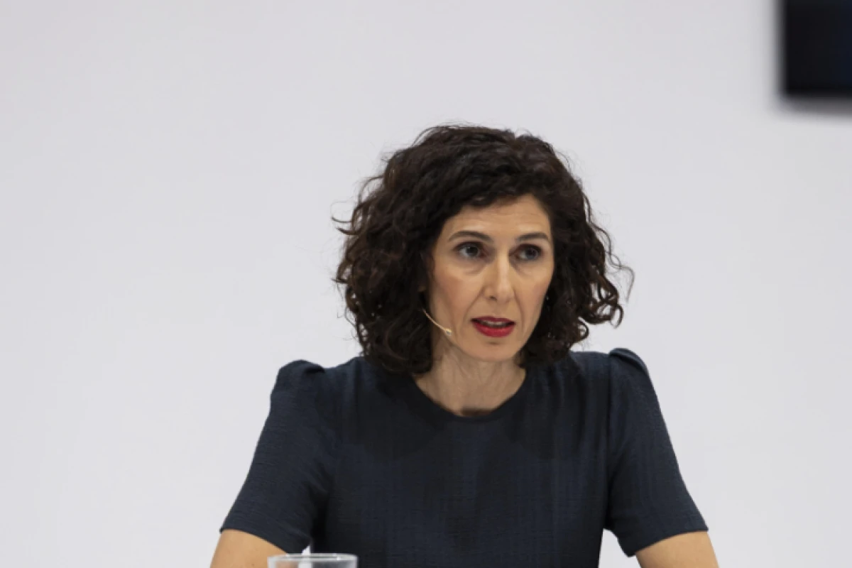 Ebrahimi hielt als Preisträgerin von 2021 die heurige Rede