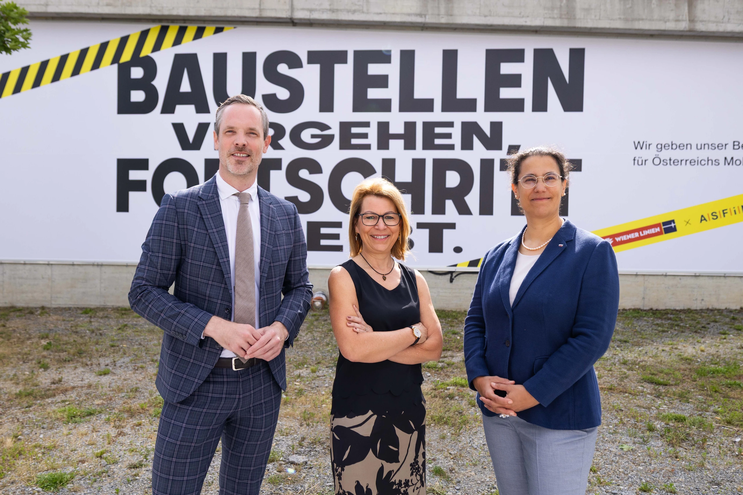 Baustellen als Fortschrittsmotor: ASFINAG, ÖBB und Wiener Linien starten gemeinsame Kampagne