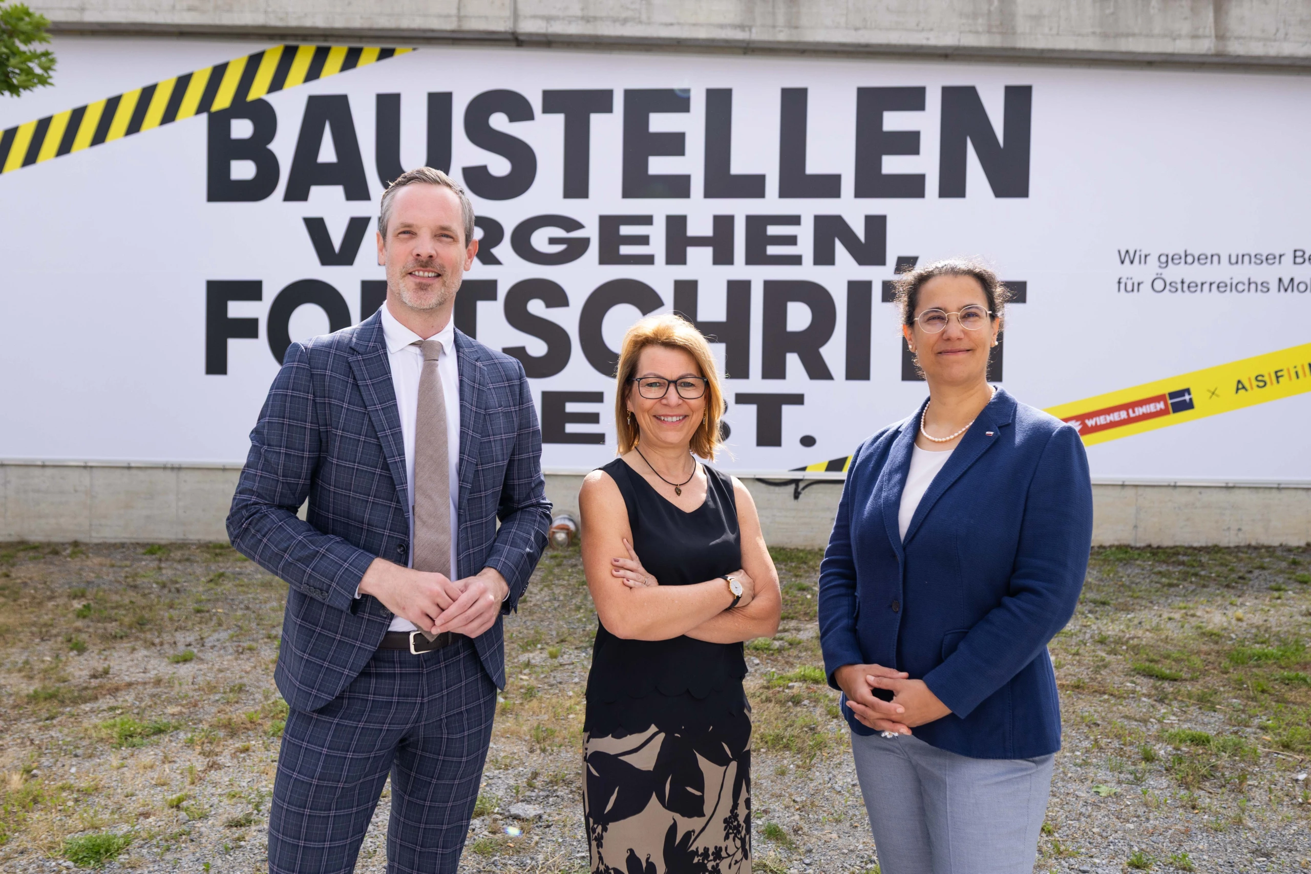 Baustellen als Fortschrittsmotor: ASFINAG, ÖBB und Wiener Linien starten gemeinsame Kampagne