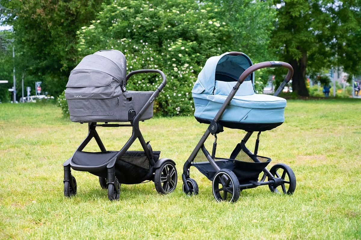 "Nuna Demi next" (li.) und "Cybex Ballos S Lux" sind die Testsieger