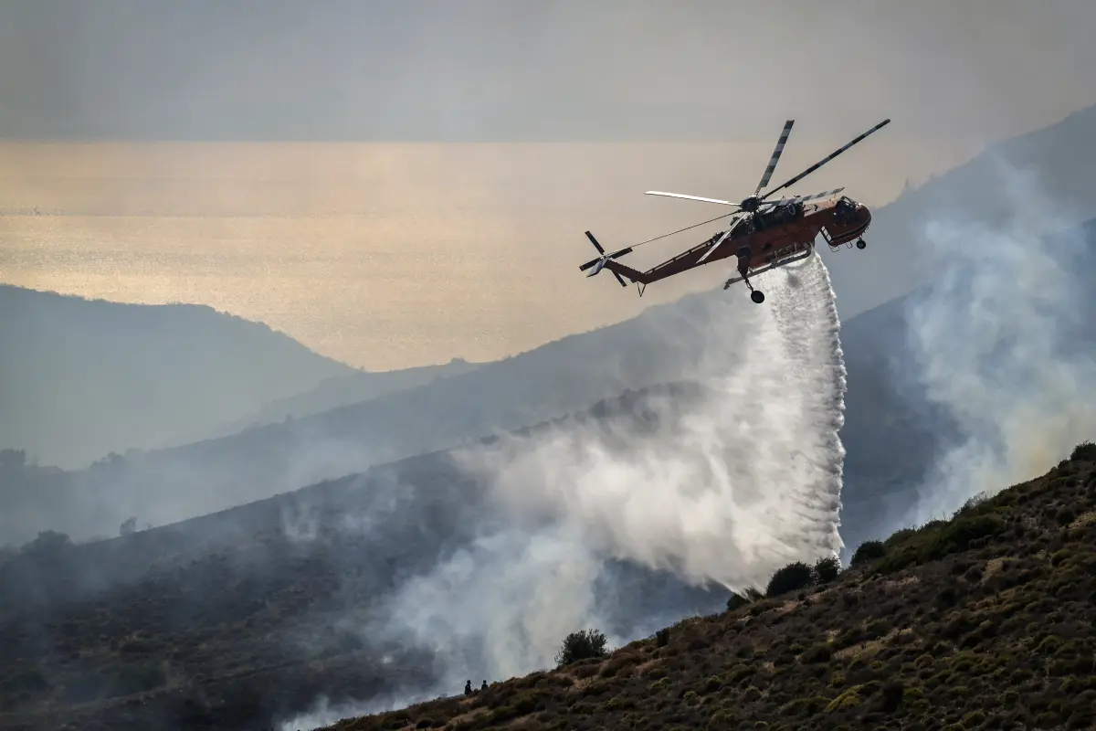 Hitze führt zu Brandgefahr in Griechenland