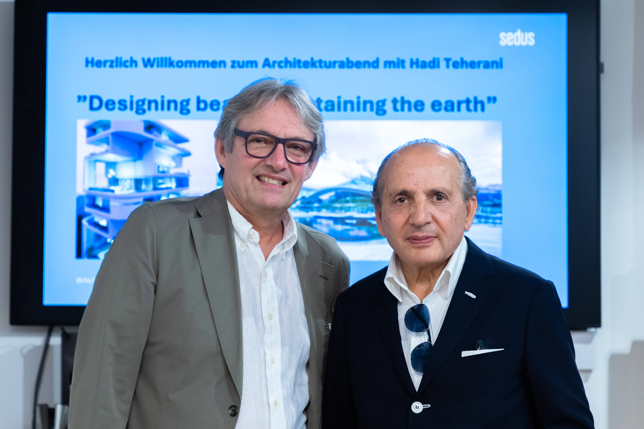Nachhaltige Architektur: Star-Architekt Hadi Teherani zu Gast beim Sedus Architektur-Aperó
