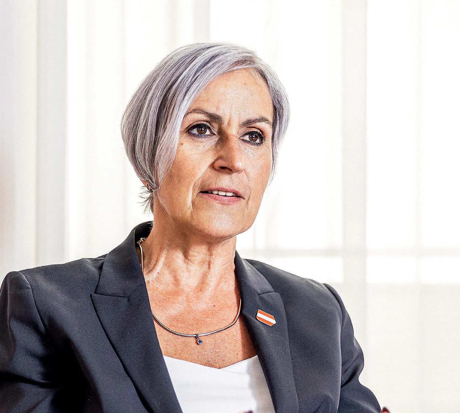 © Wolfgang Wolak Justizministerin Anna Sporrer (SPÖ) im Interview mit trend.