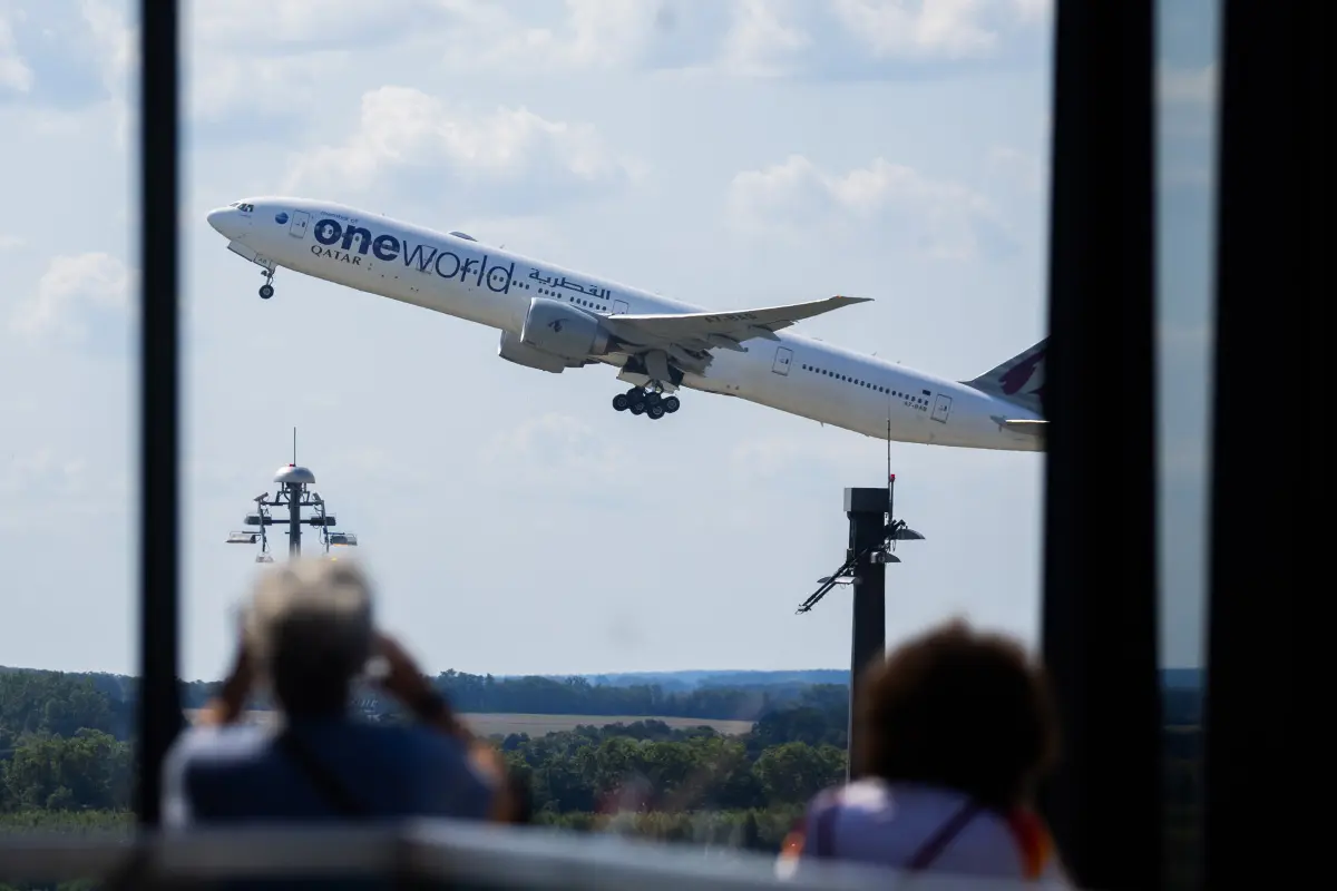 Start auf dem Flughafen BER