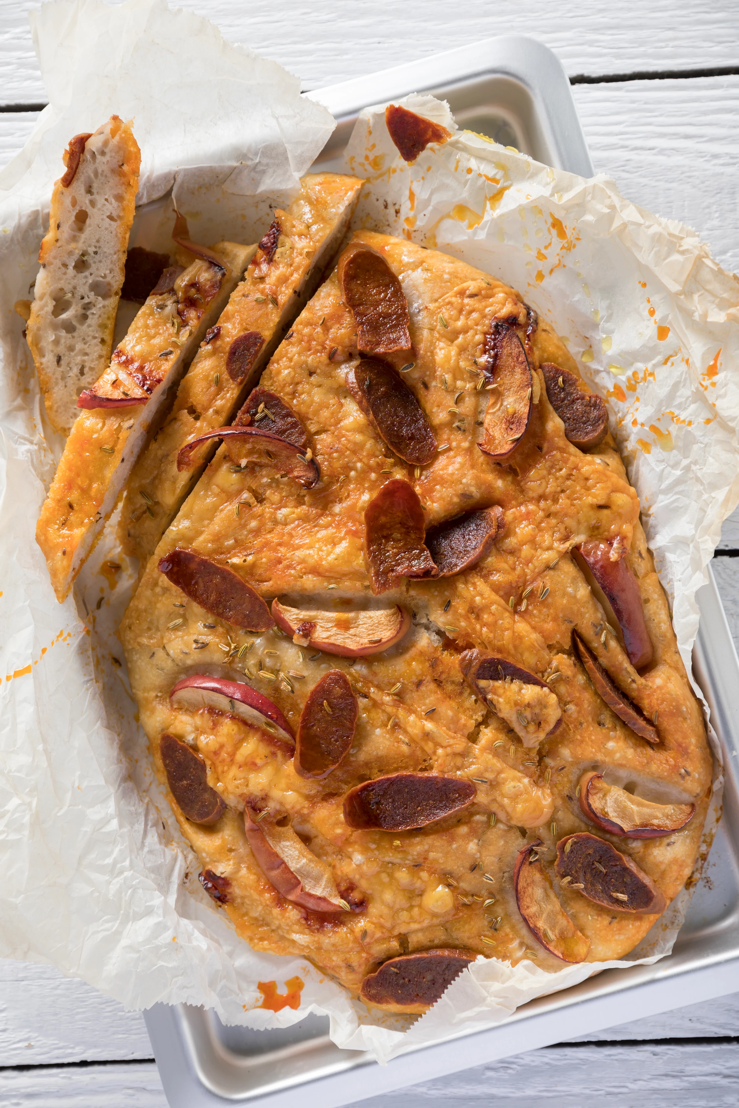 No-Knead-Bread mit Chorizo: Brot ohne Kneten