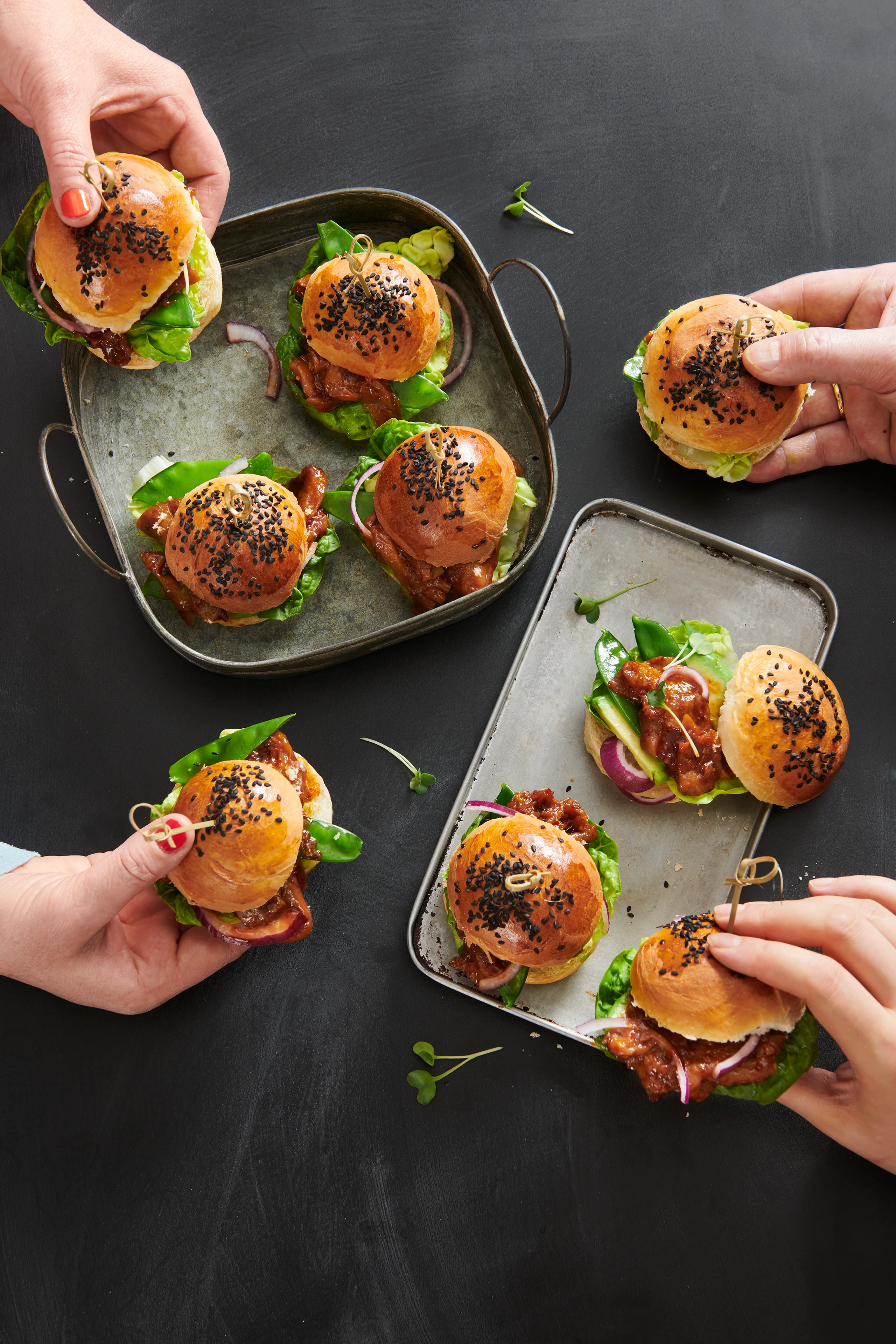 Burger mit Pulled Jackfrucht