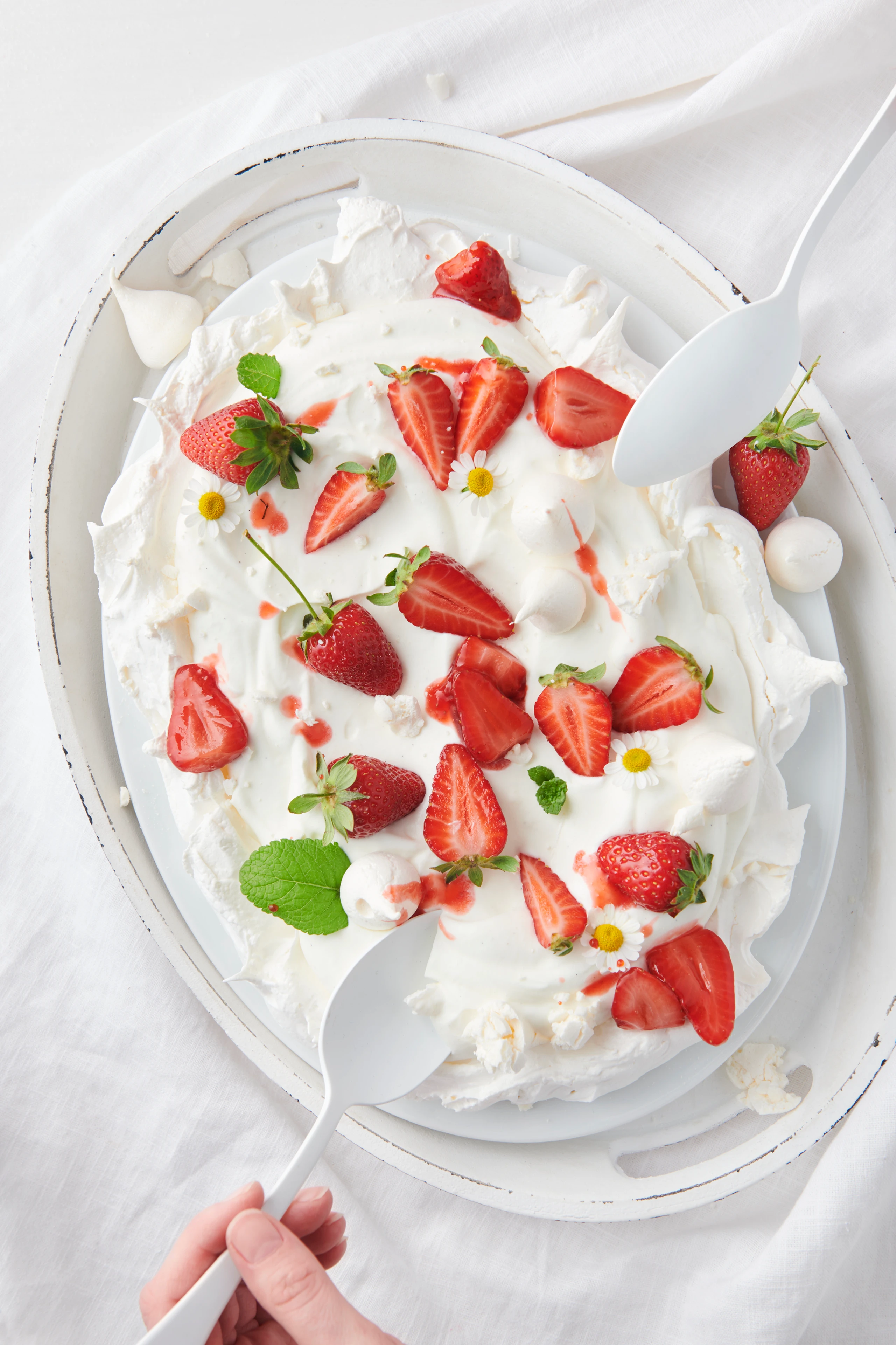 Eton Mess mit Erdbeerröster