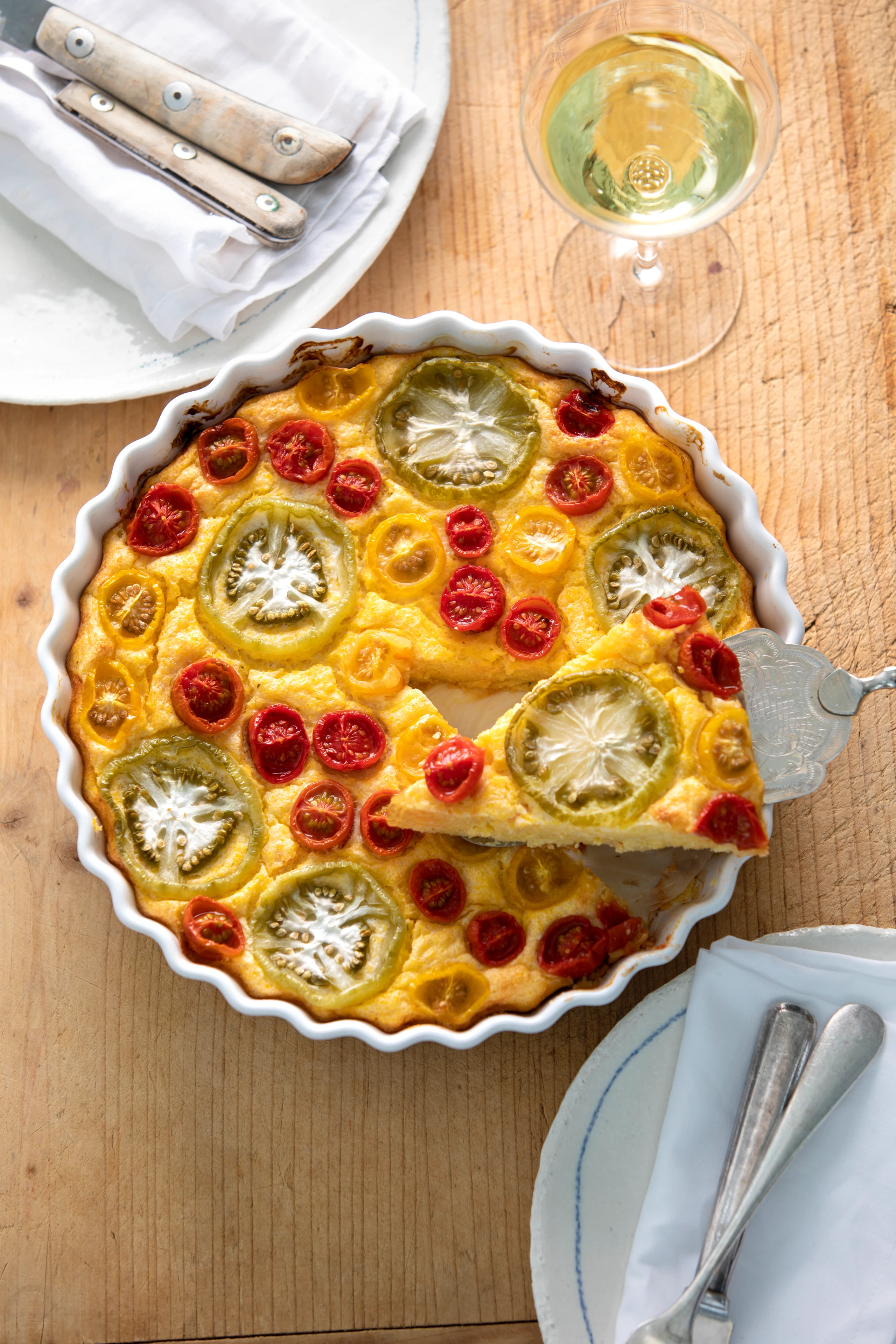 Paradeis-Polentatarte