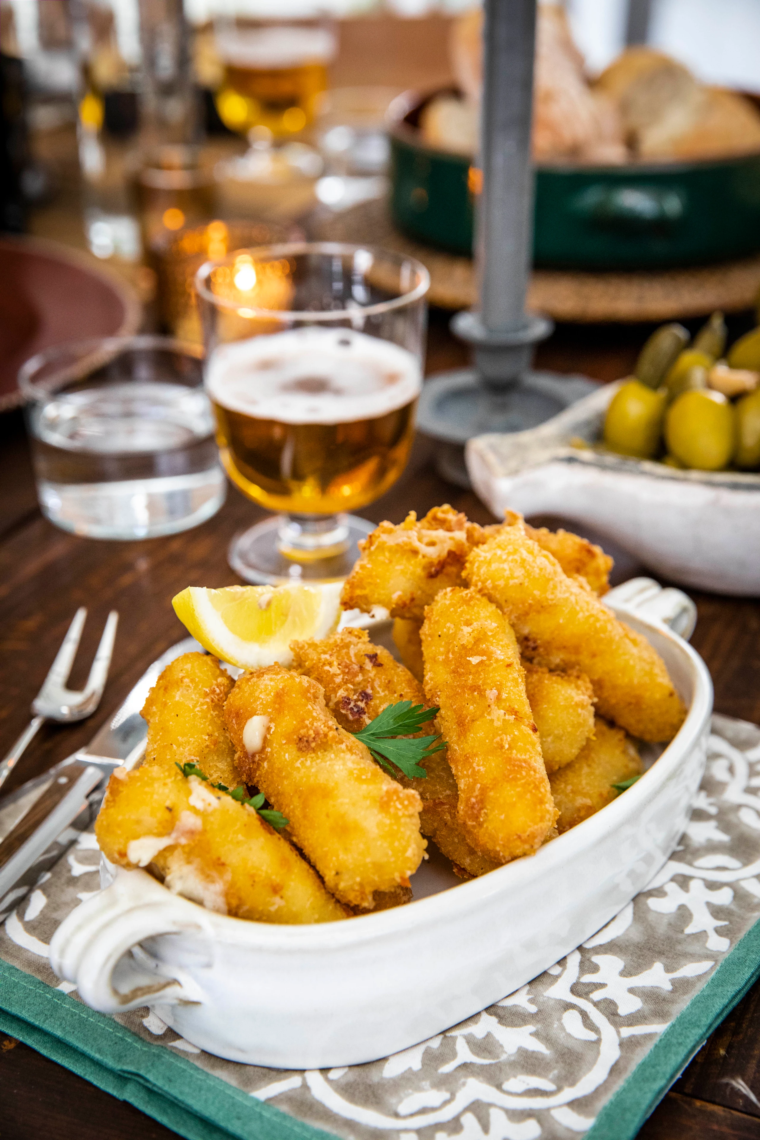 Croquetas mit Manchego: Käse-Kroketten