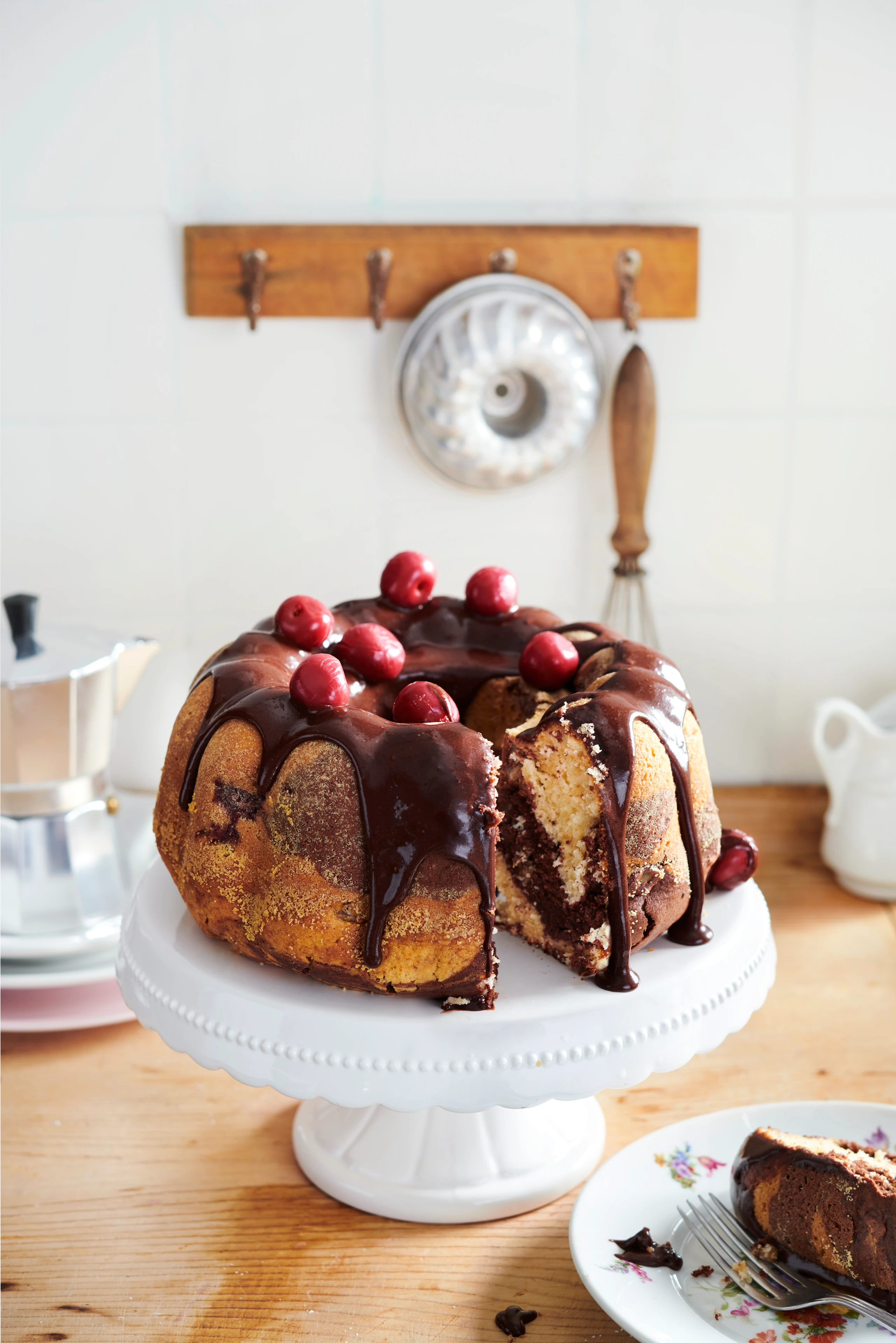 Marmorgugelhupf mit Weichseln