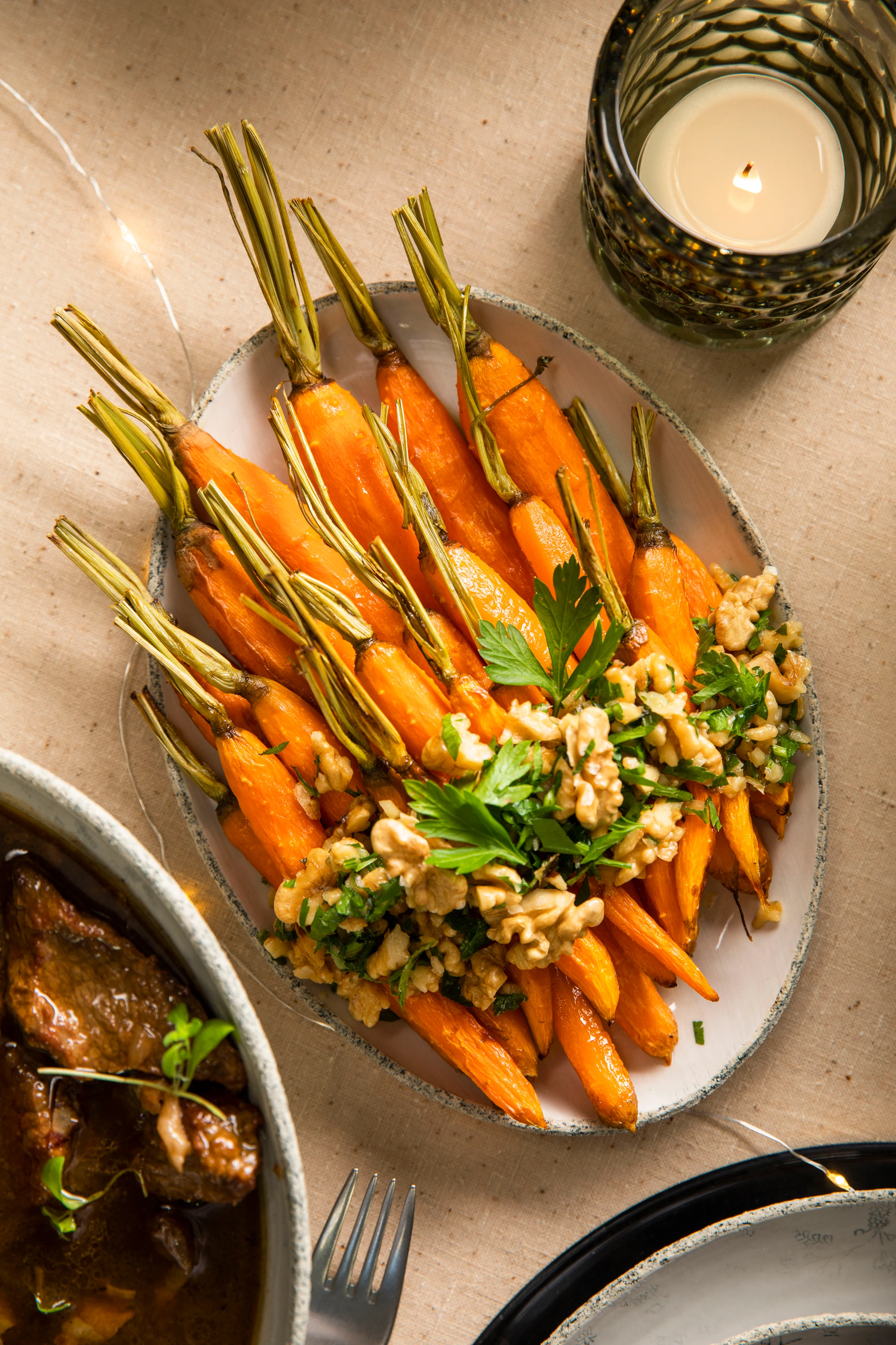 Honigkarotten mit Walnüssen