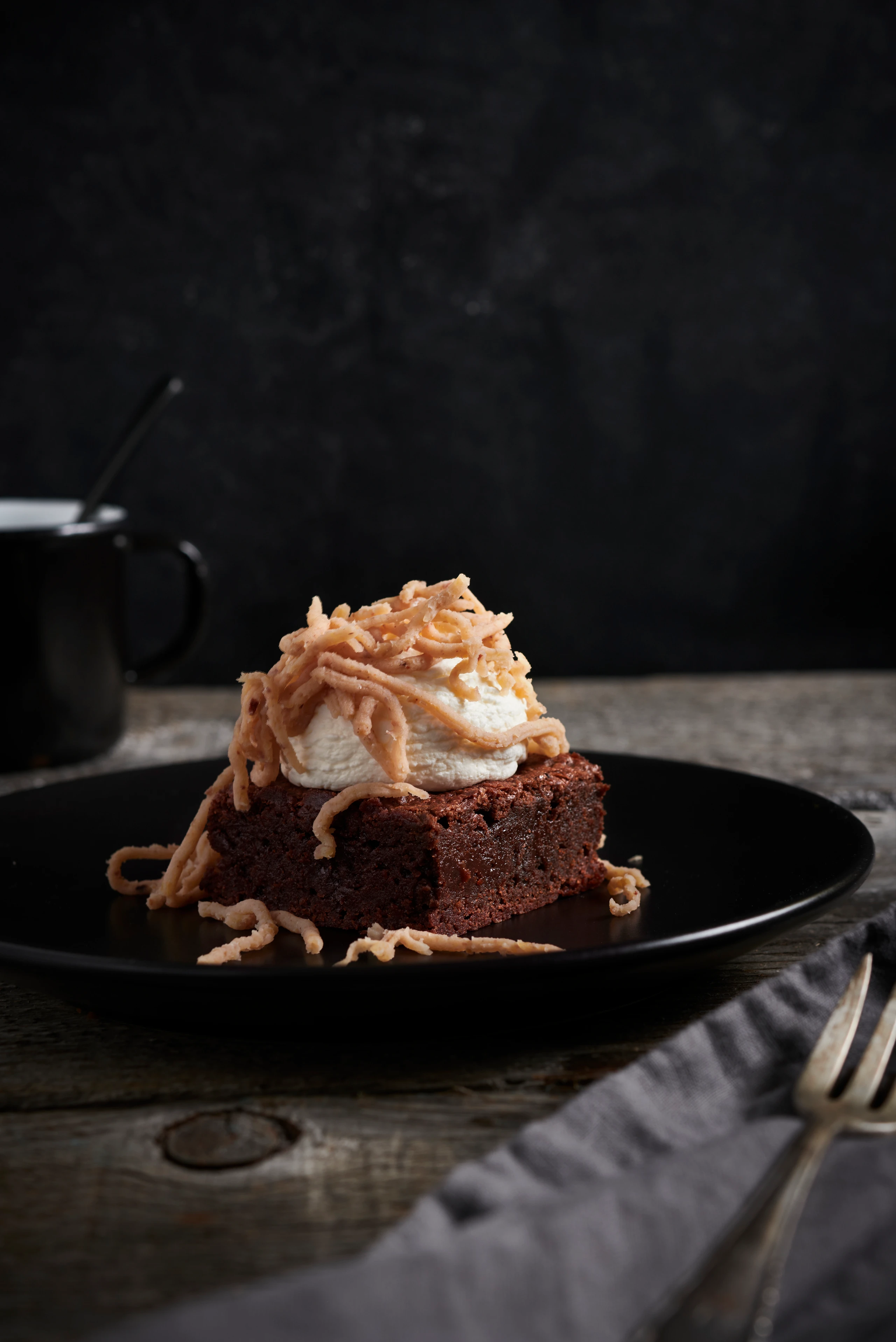 Lebkuchen-Brownies mit Maronireis