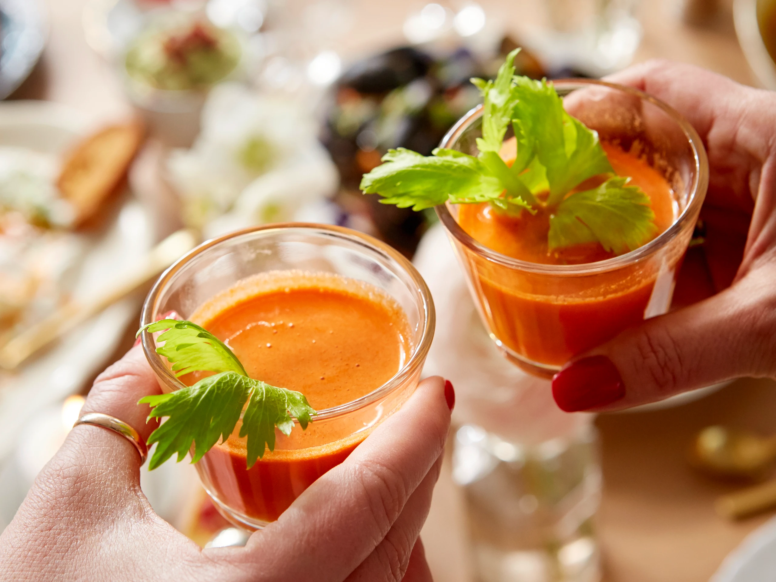 Karotten-Sellerie-Ingwer-Shot