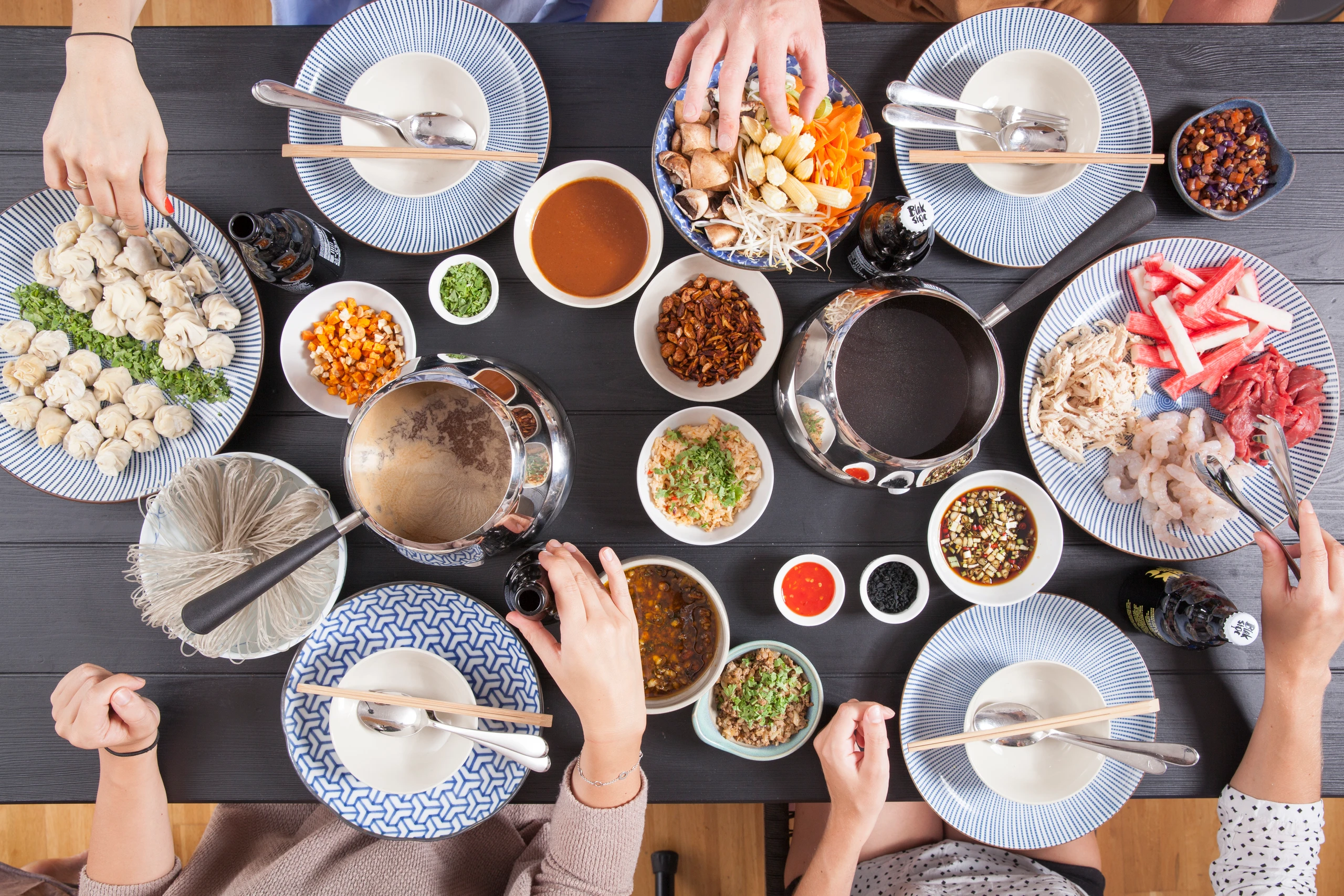 Asiatische Kräutersuppe