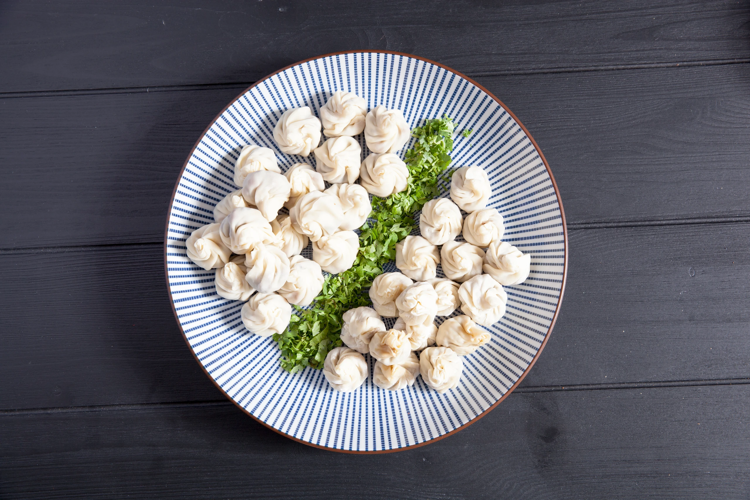 Süßkartoffel- & Fleisch-Dumplings