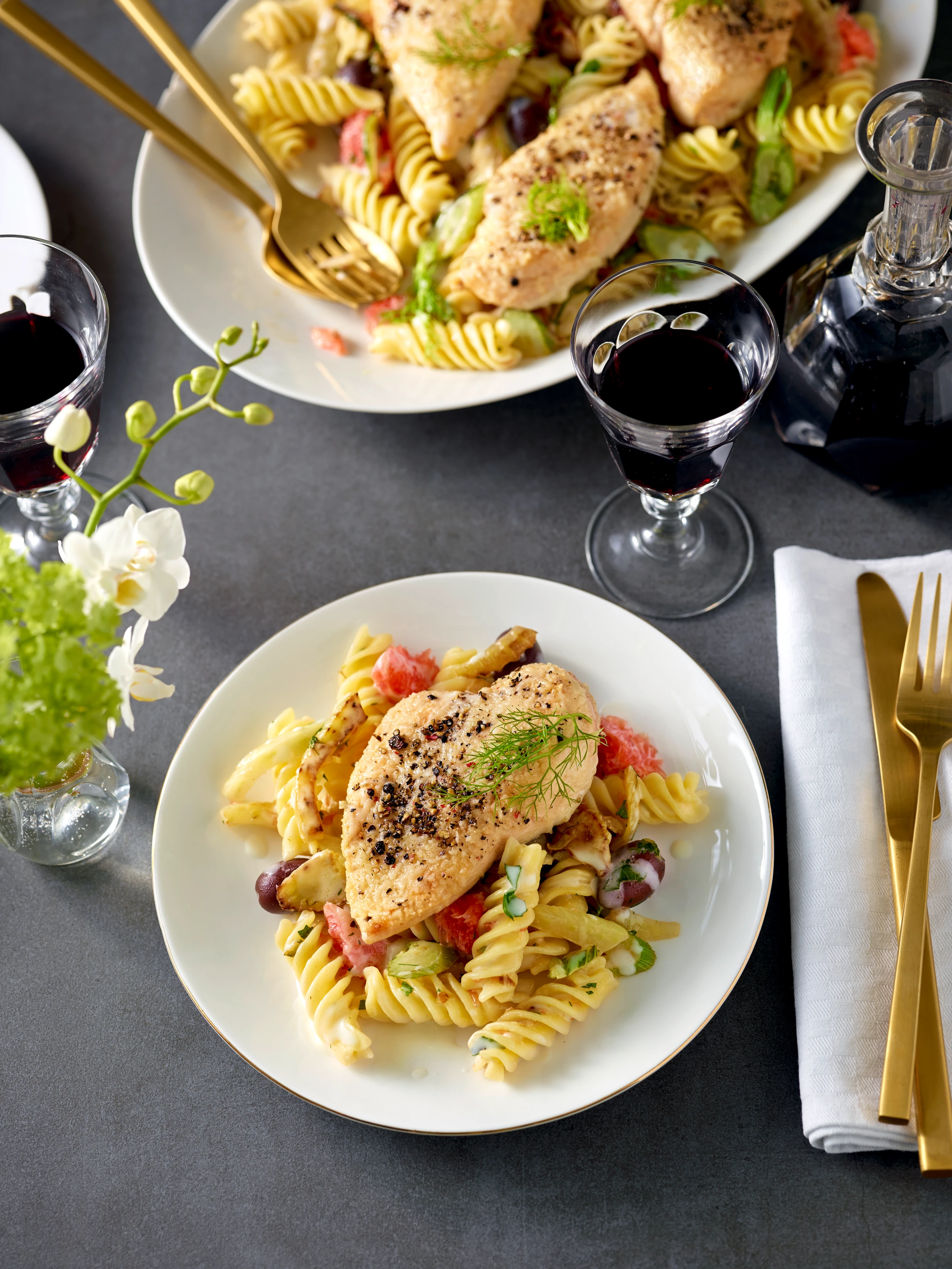 Hühnerfilets mit Pecorino überbacken