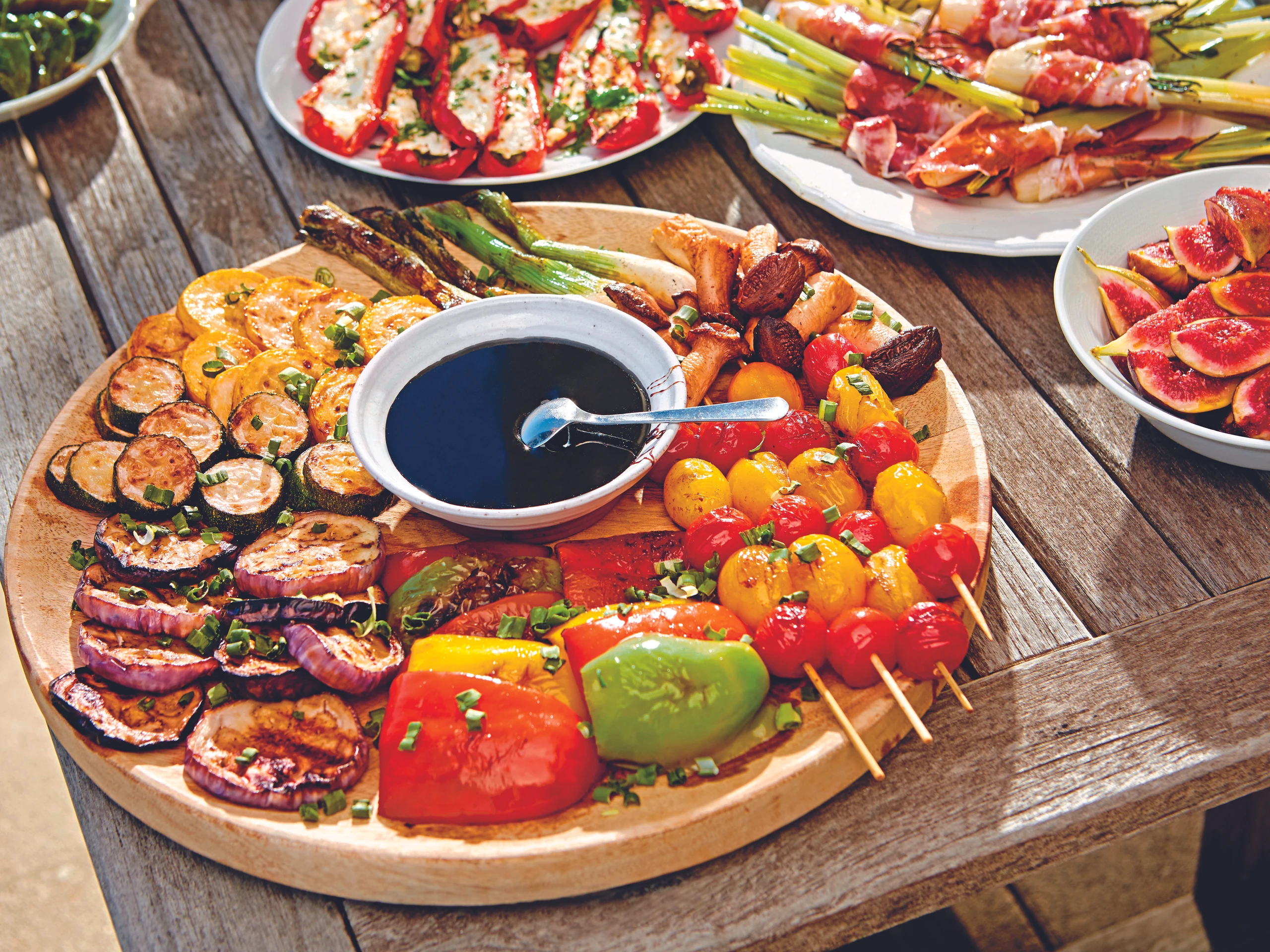 Grillgemüse mit Balsamico-Reduktion