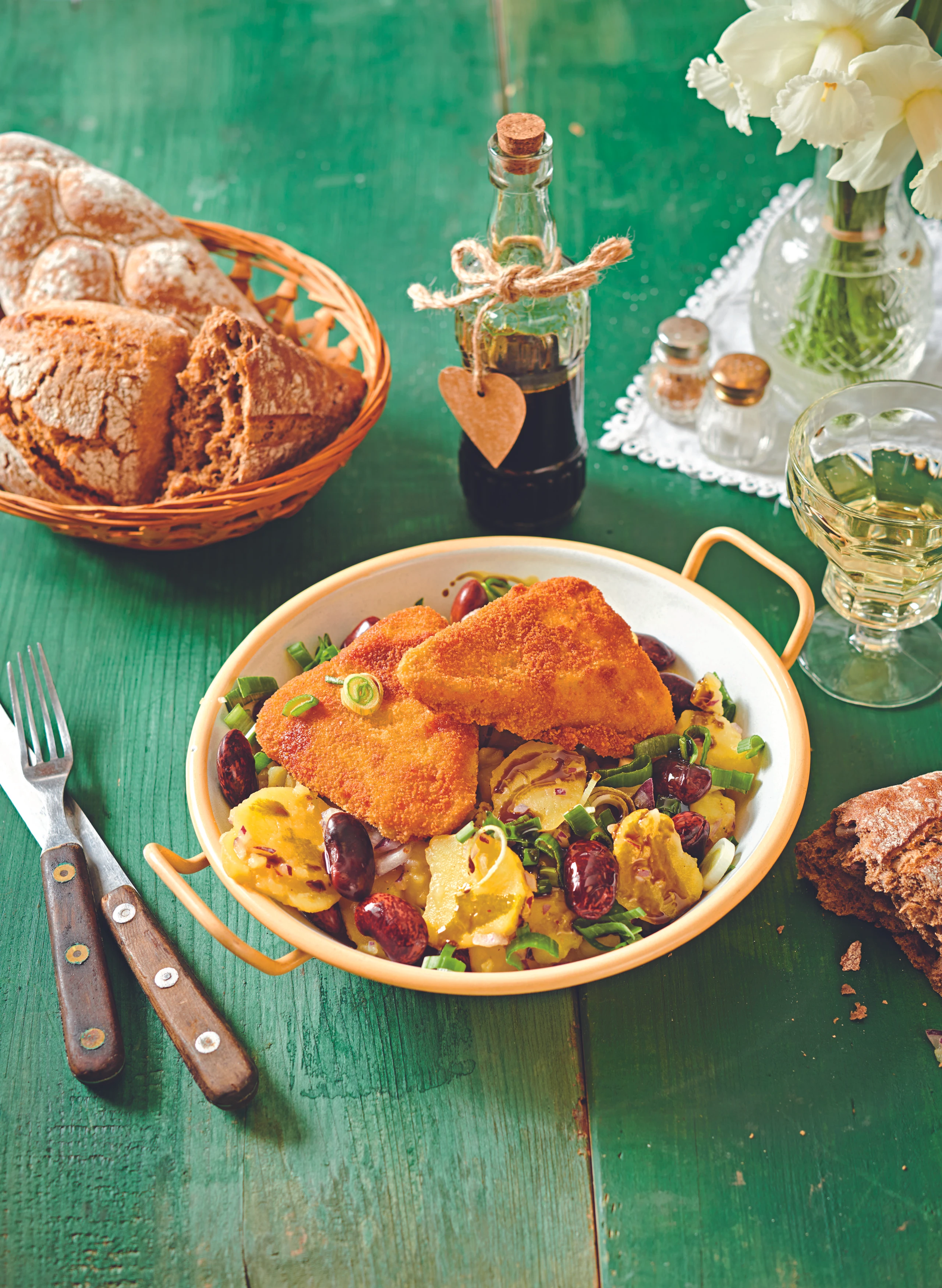 Steirischer Backhendlsalat