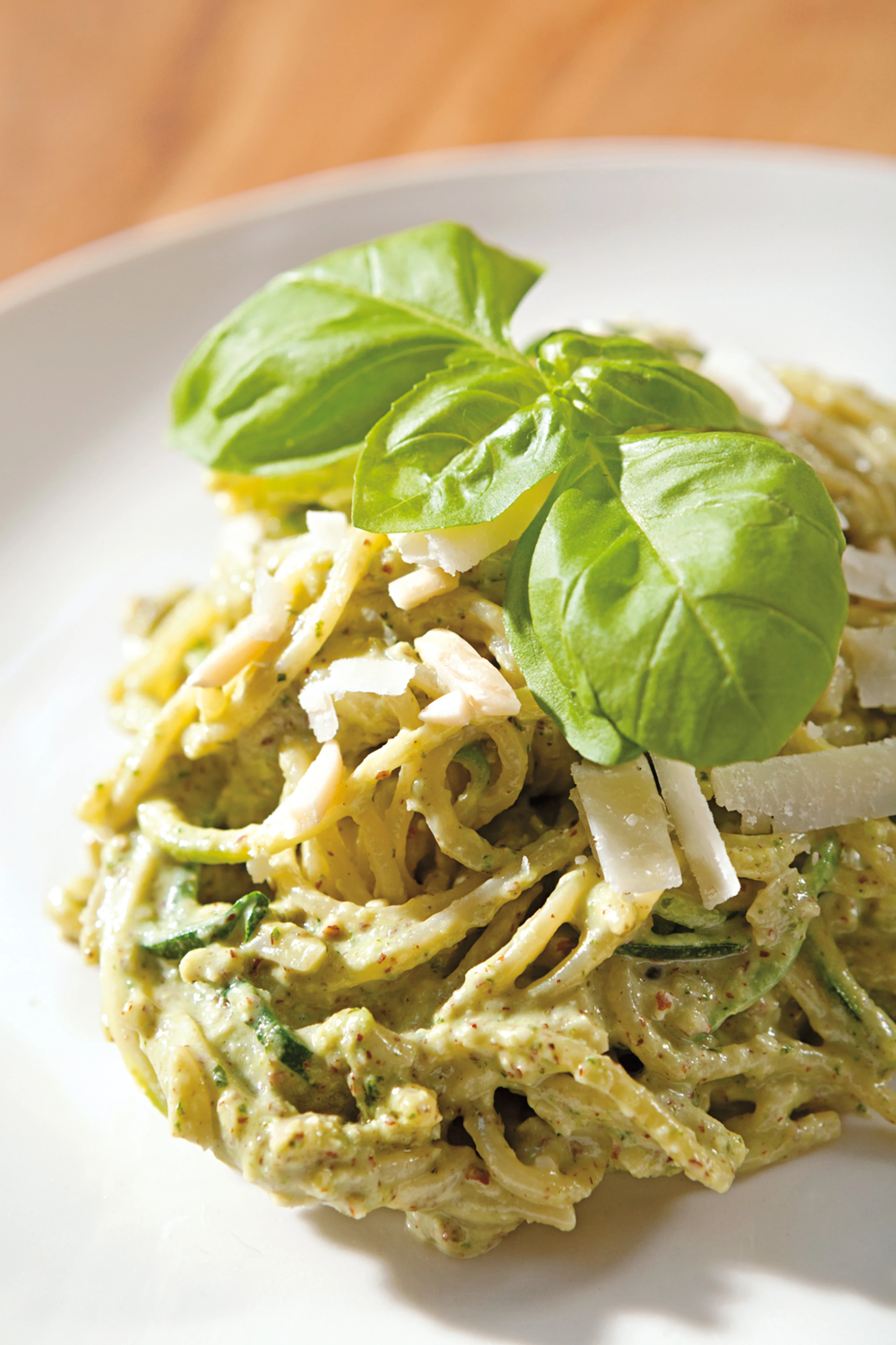 Pasta mit Ziegenkäse-Pesto