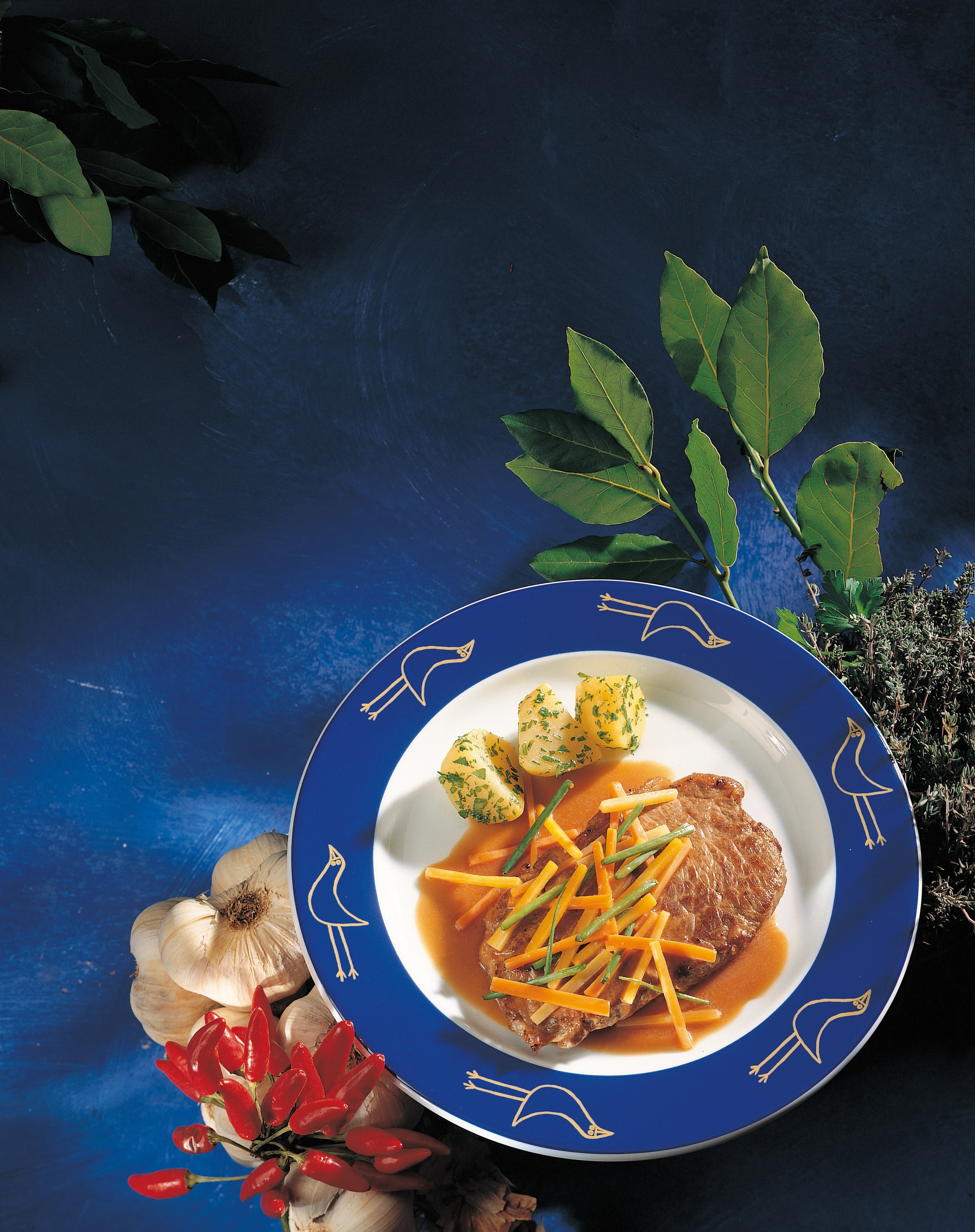 Rindsschnitzel mit Senfsauce