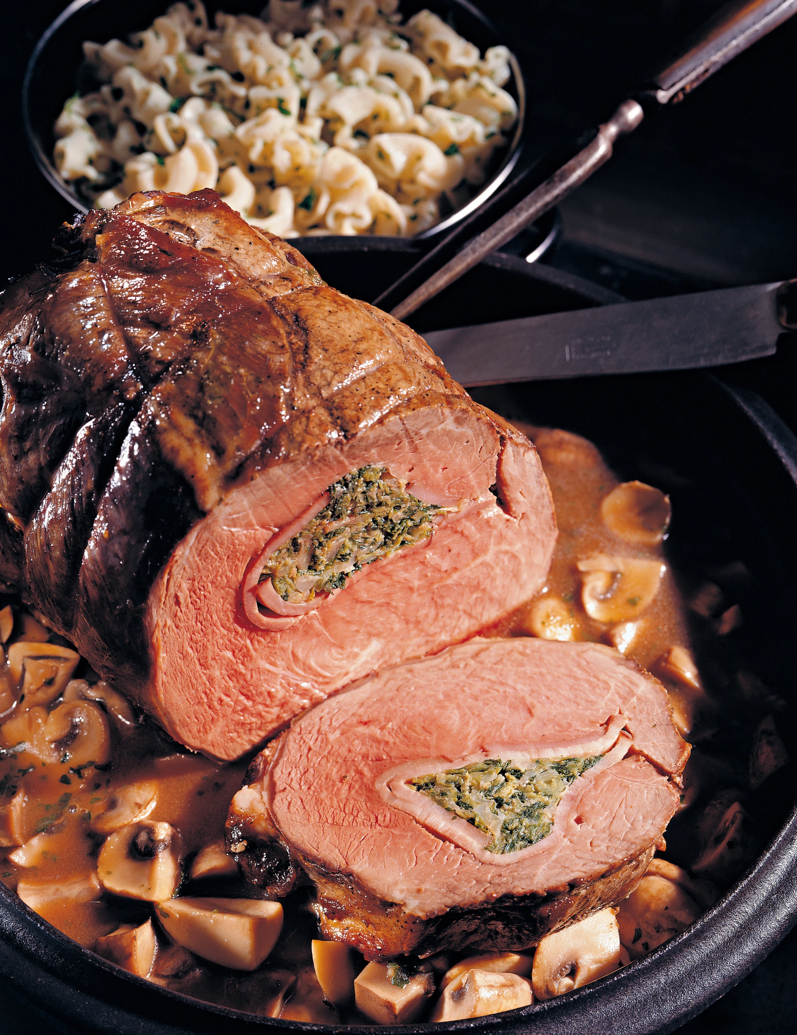 Gerollter Rindsbraten