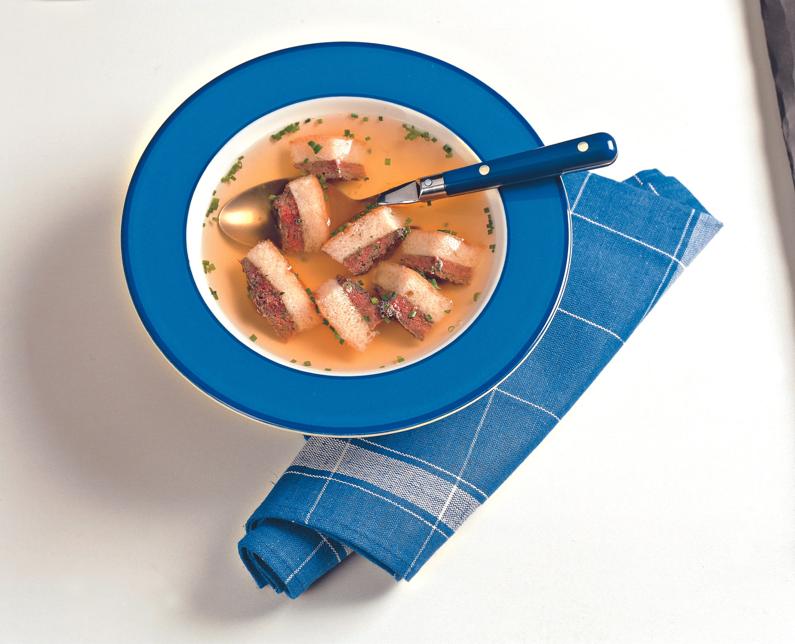 Suppeneinlage: Milzschnitten