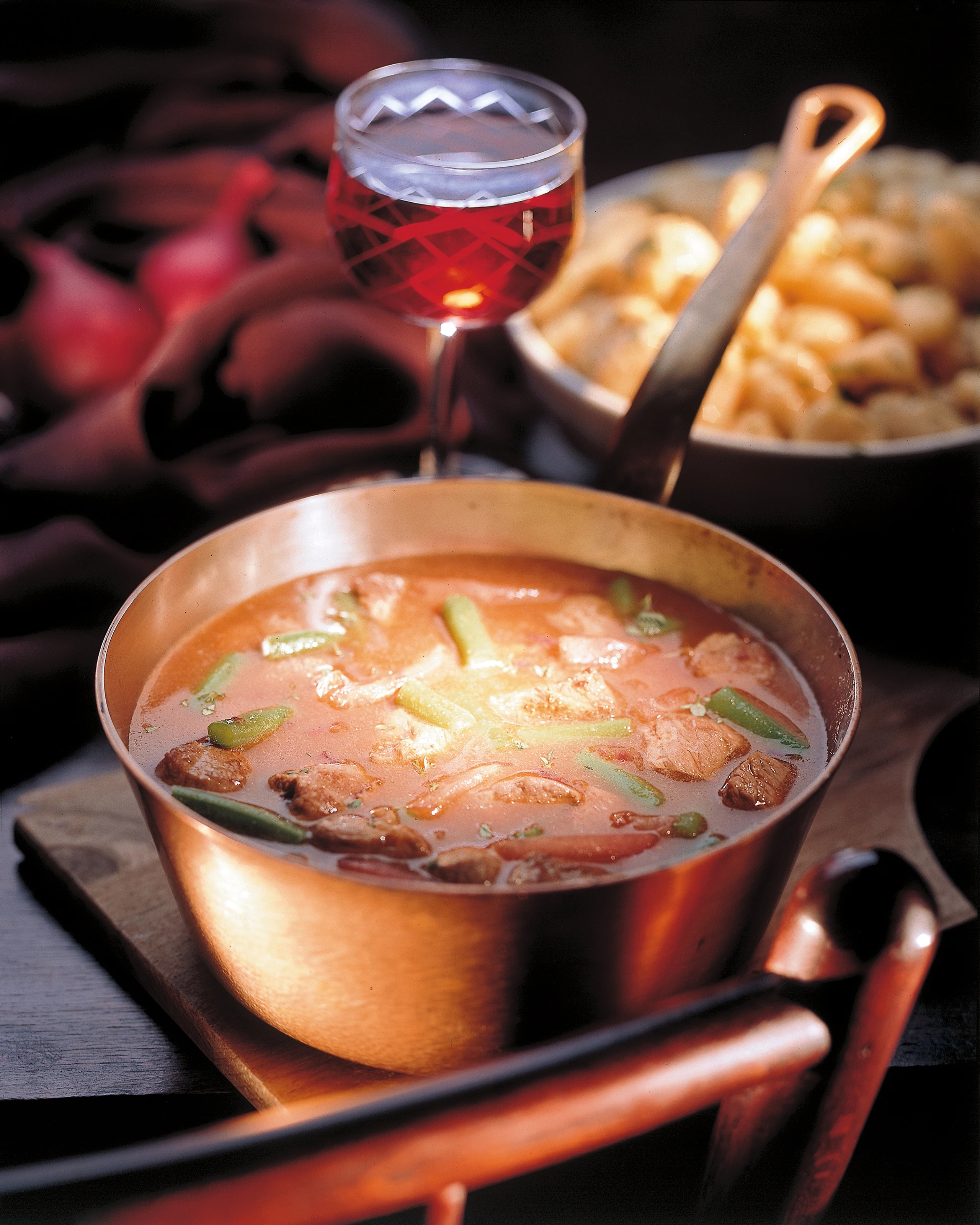 Lammgeschnetzeltes mit Kräuter-Gnocchi