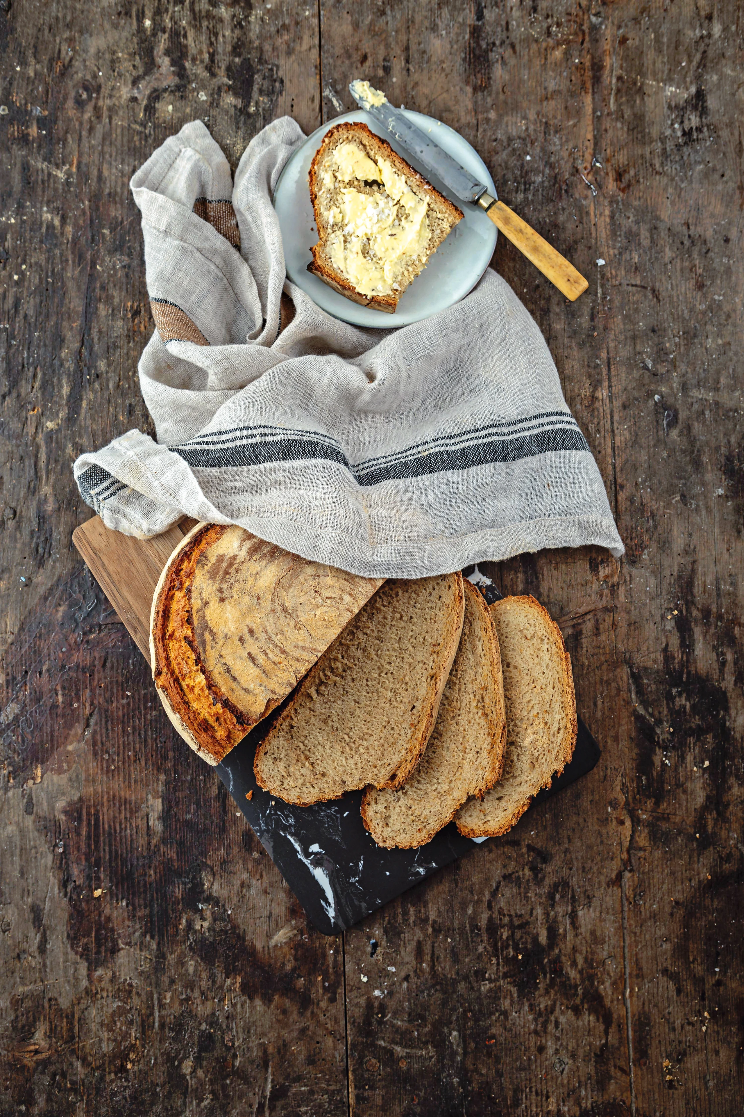 Roggen-Weizen-Topfbrot