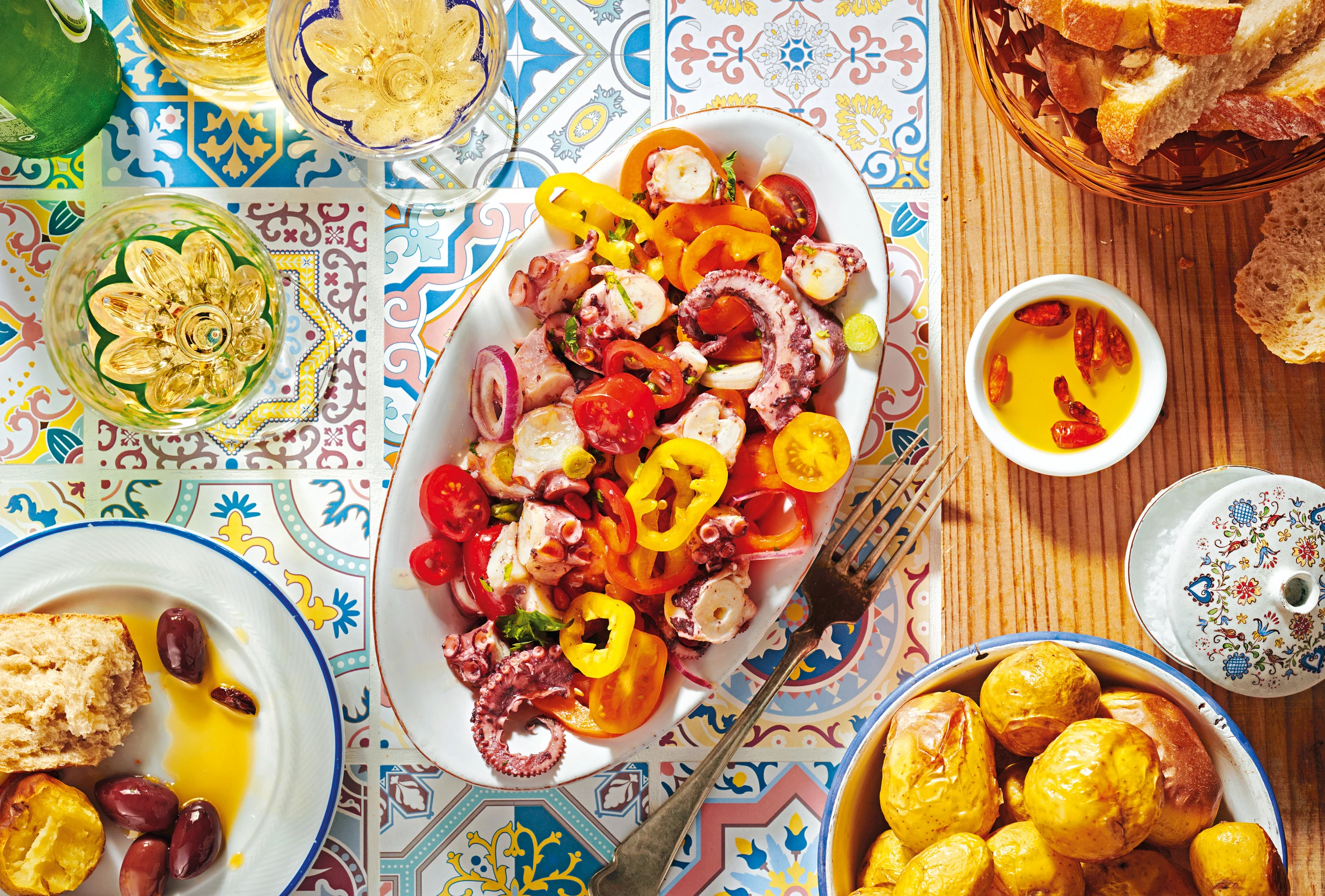 Salada de Polvo: Portugiesischer Pulposalat