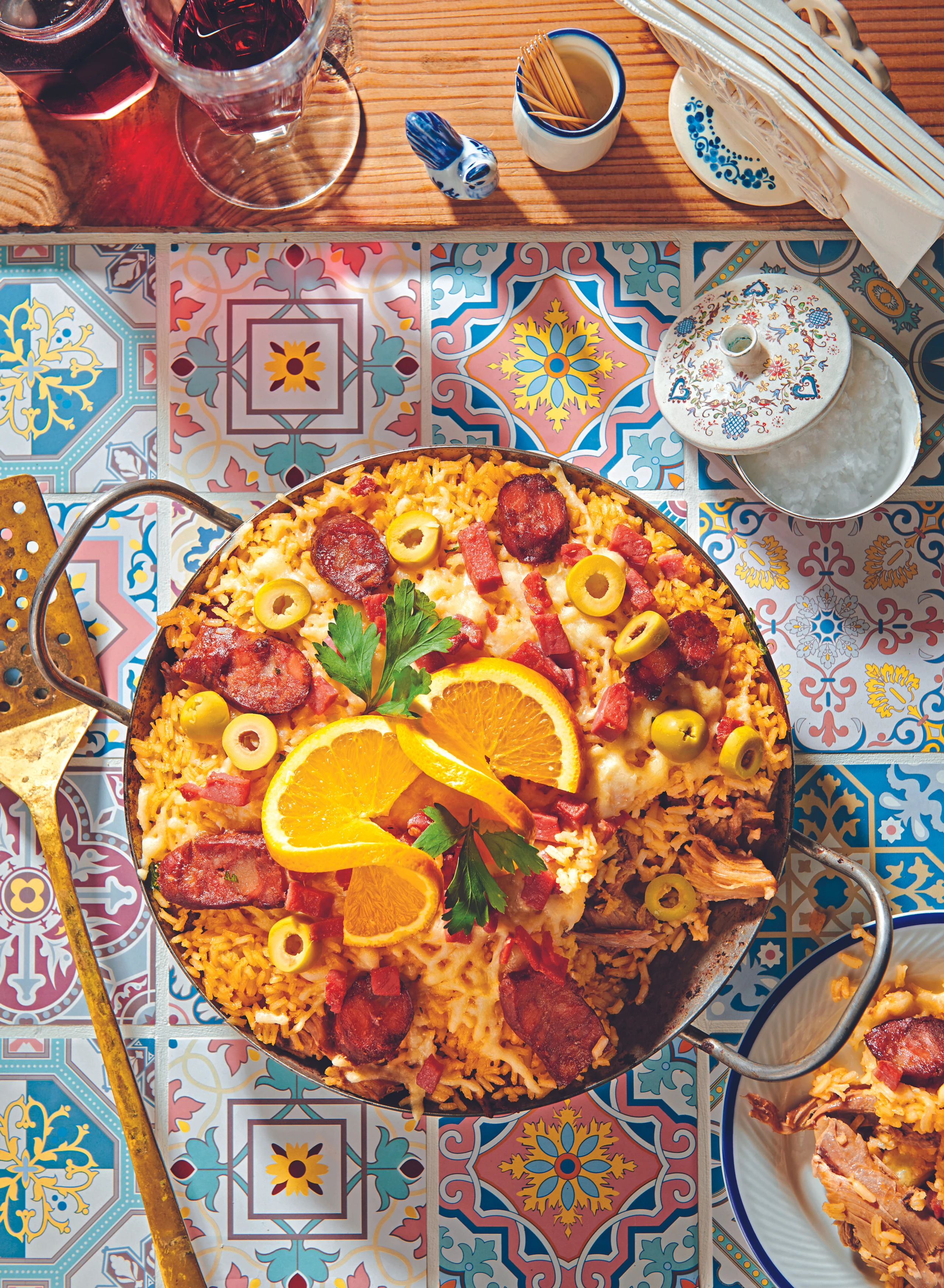 Arroz de Pato: Portugiesische Reispfanne mit Ente und Chorizo