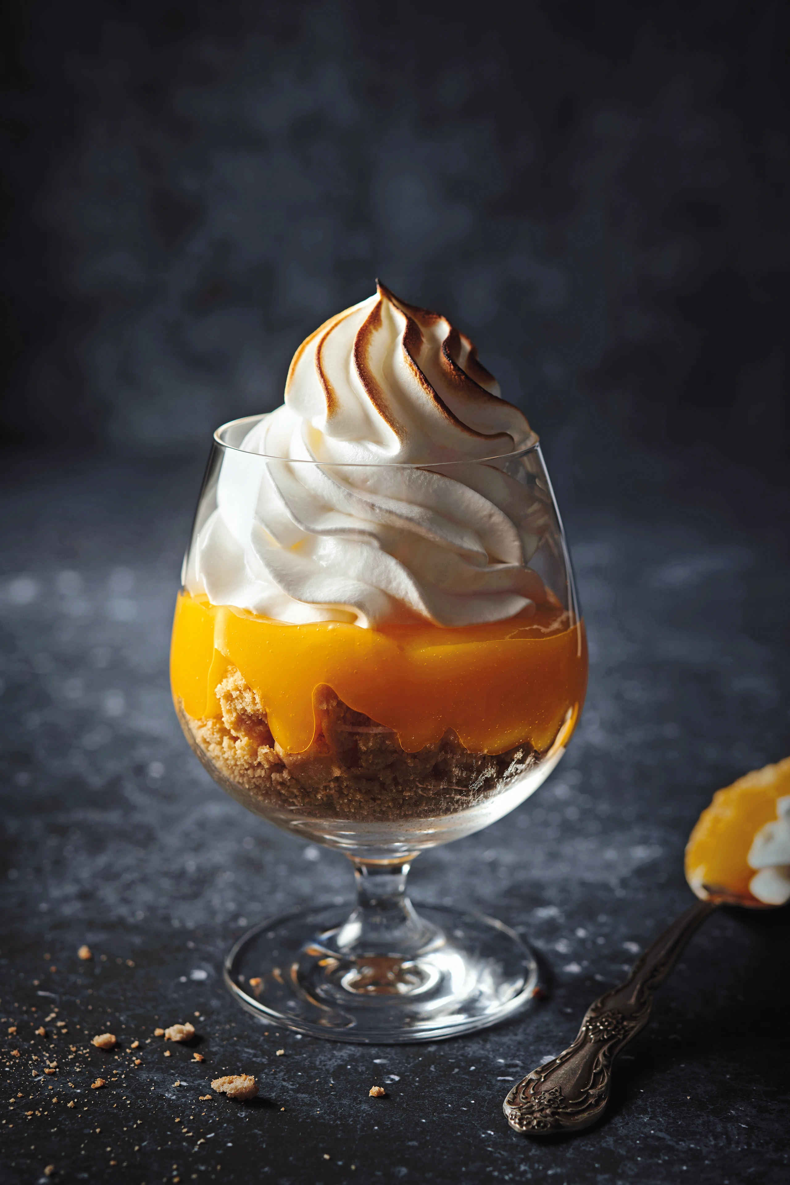 Zitronentarte im Glas