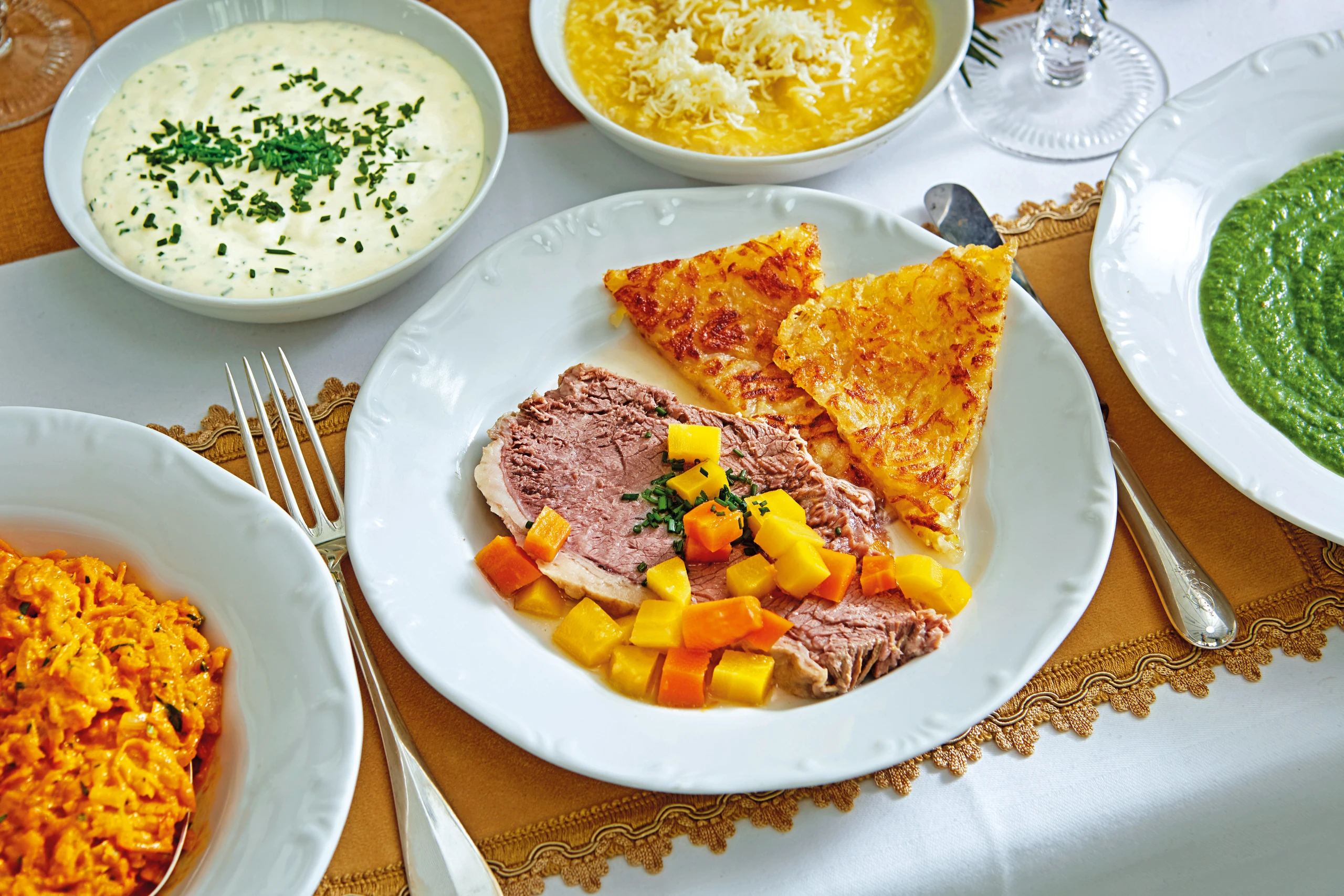 Tafelspitz mit Wurzelgemüse