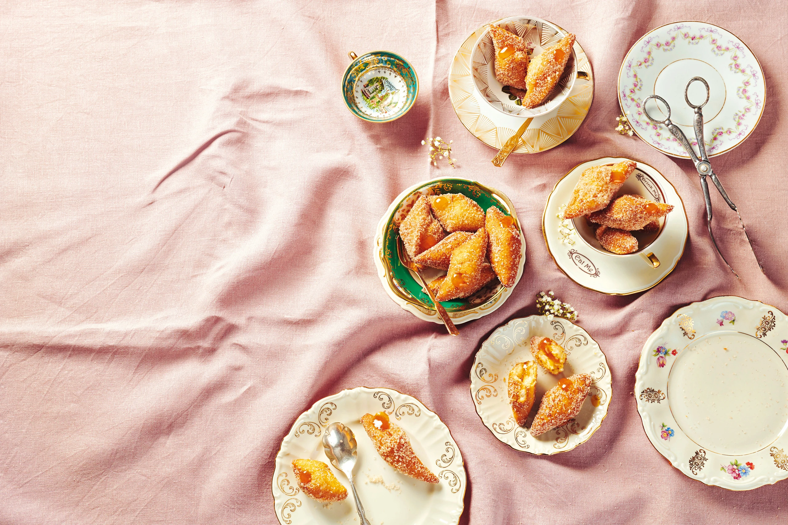 Mutzenmandeln mit Marmelade