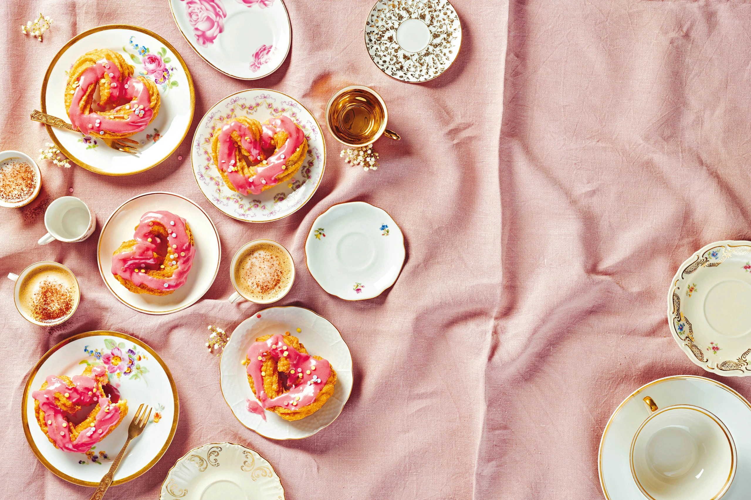 Herzige Brandteigdonuts