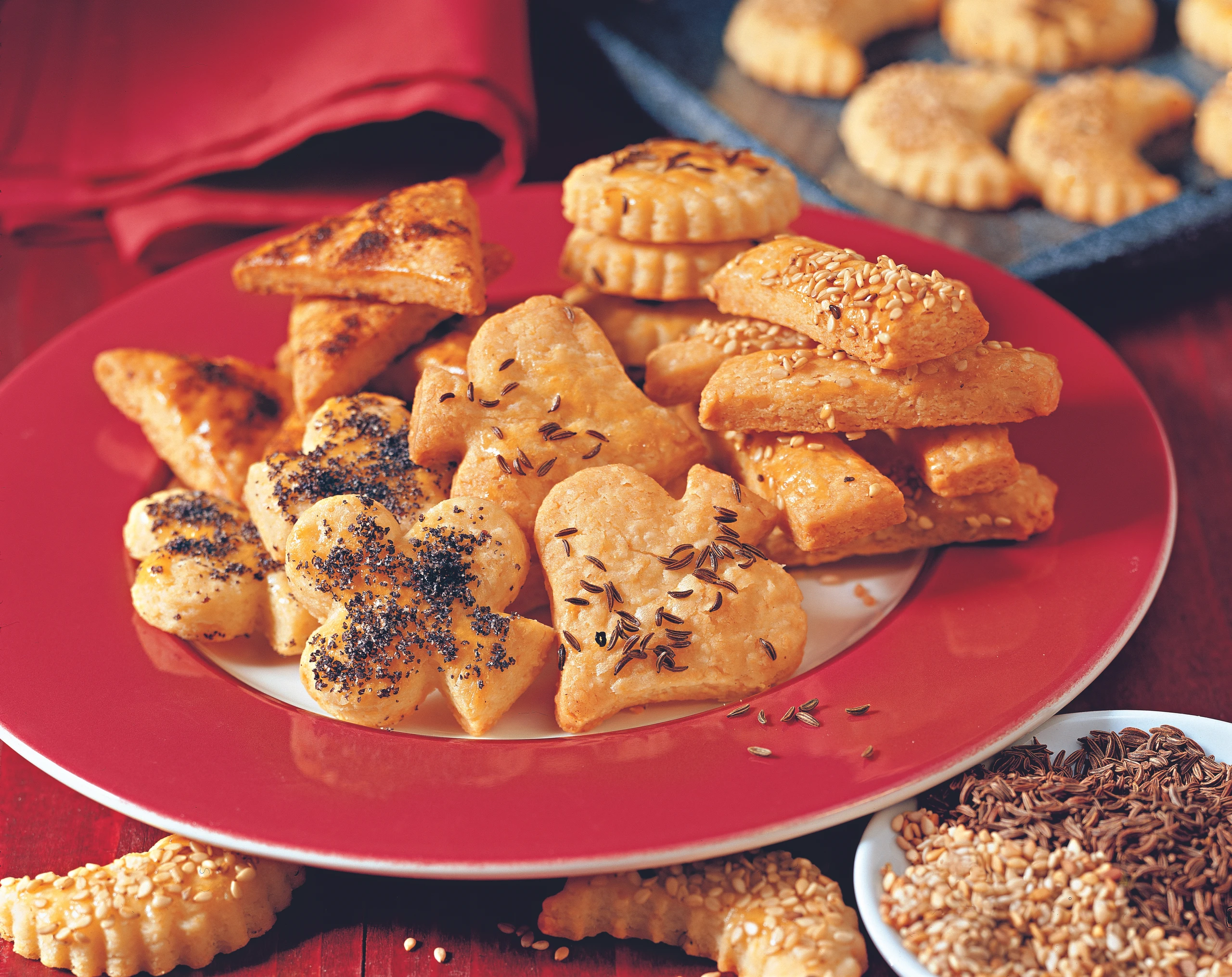 Mürbes Parmesan-Gebäck