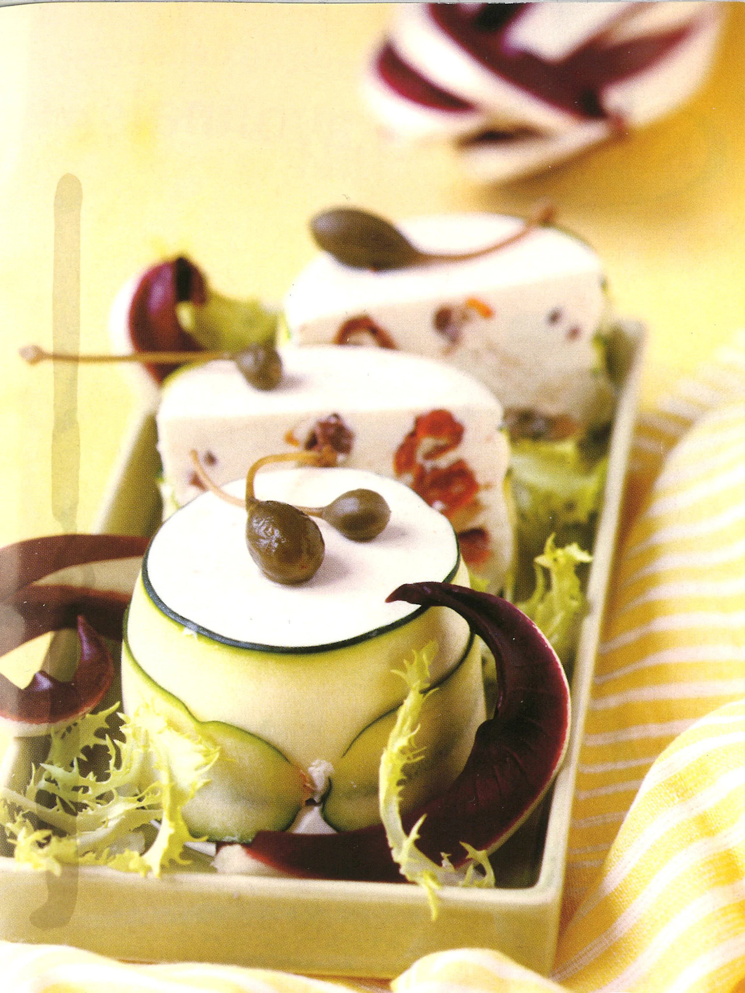 Frischkäse-Zucchinitörtchen