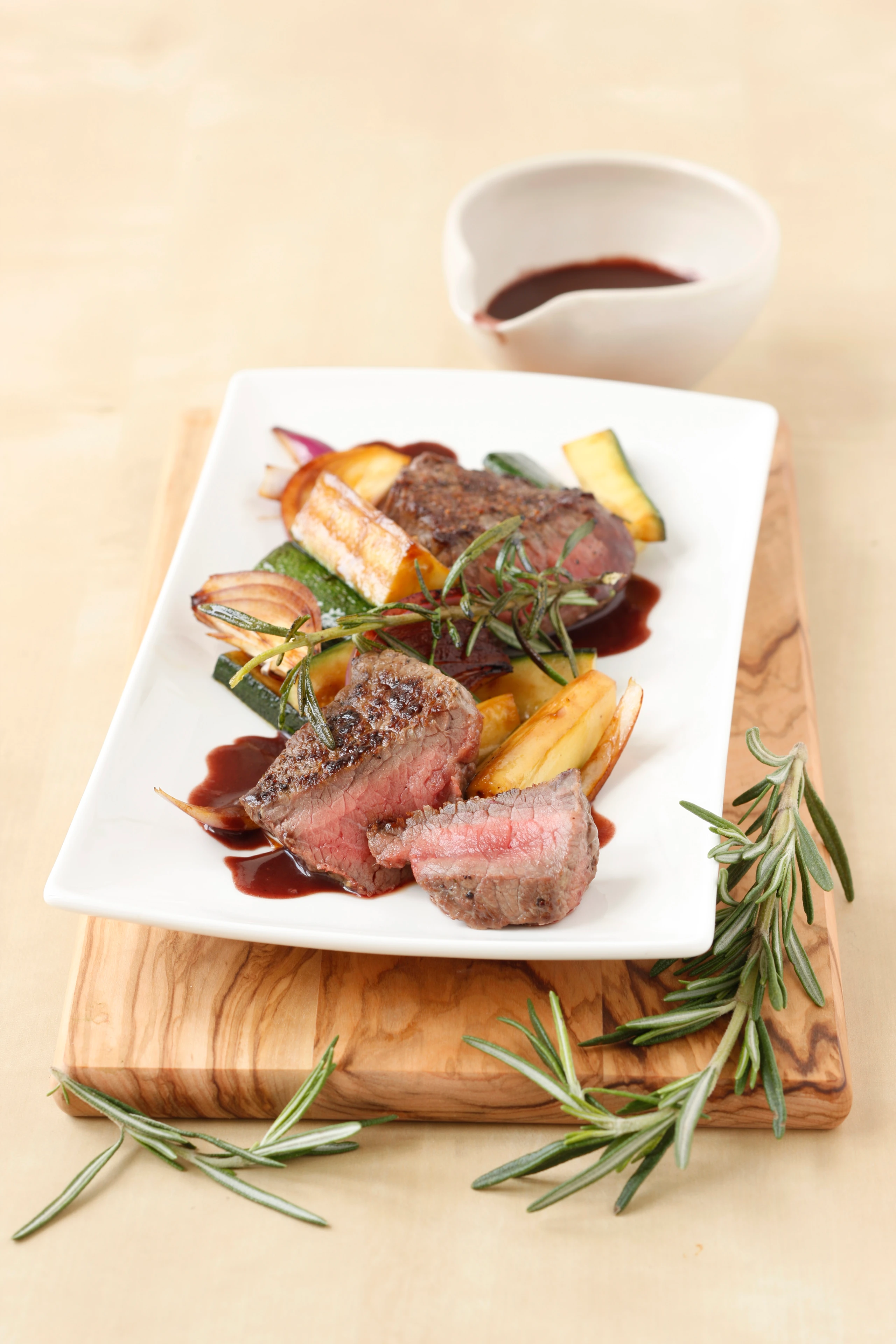 Minutensteaks mit Balsamicosauce