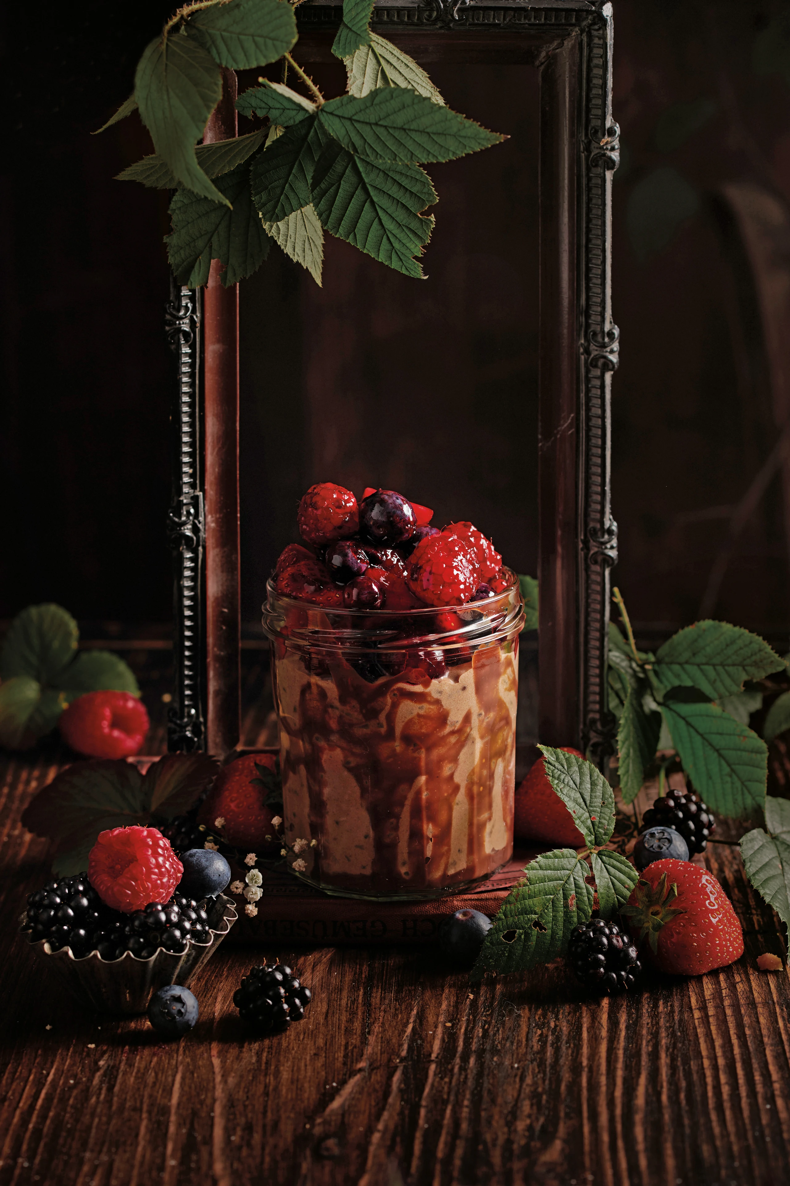 Schoko-Milchreis mit Beeren