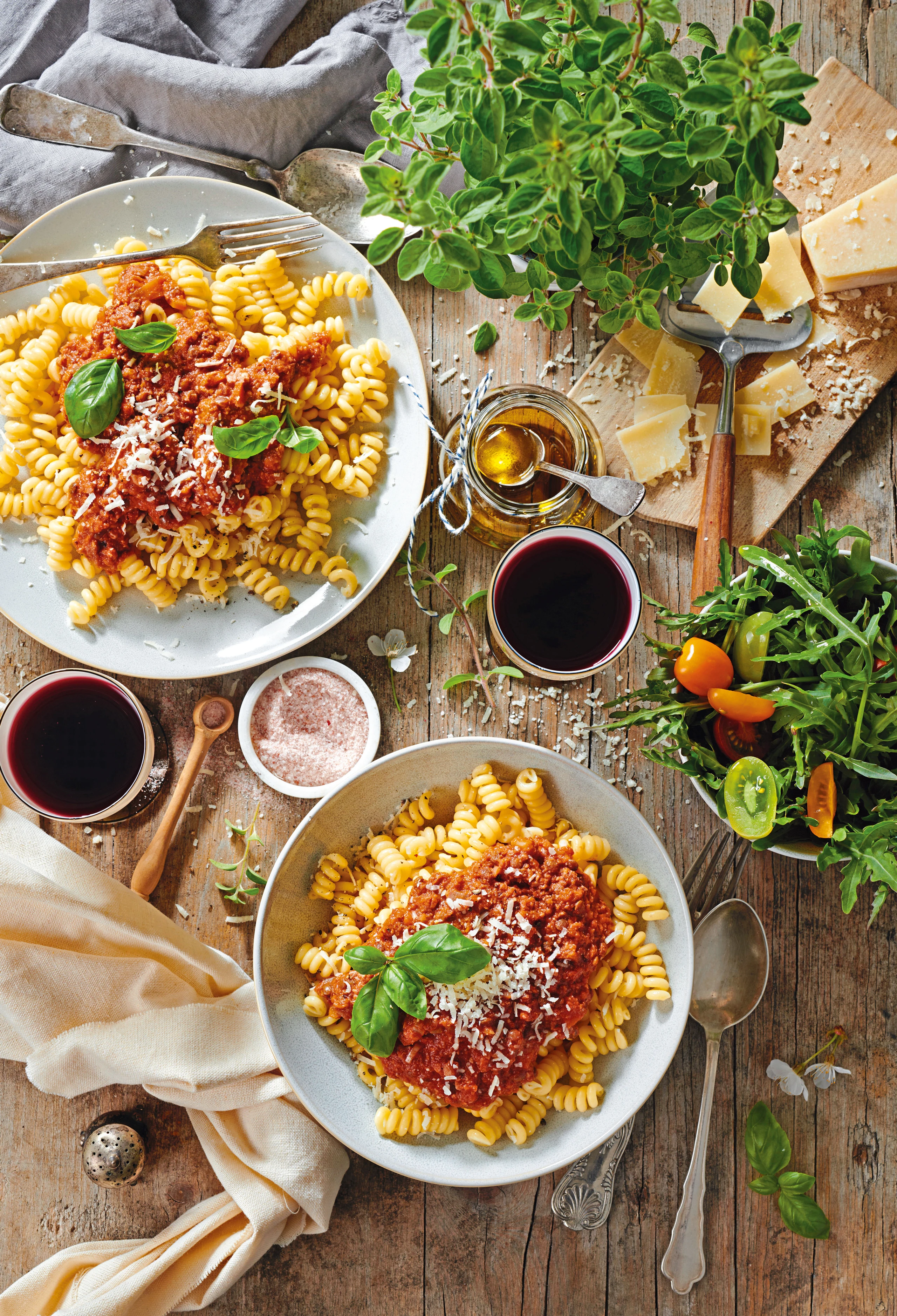 Walnuss-Linsen-Bolognese