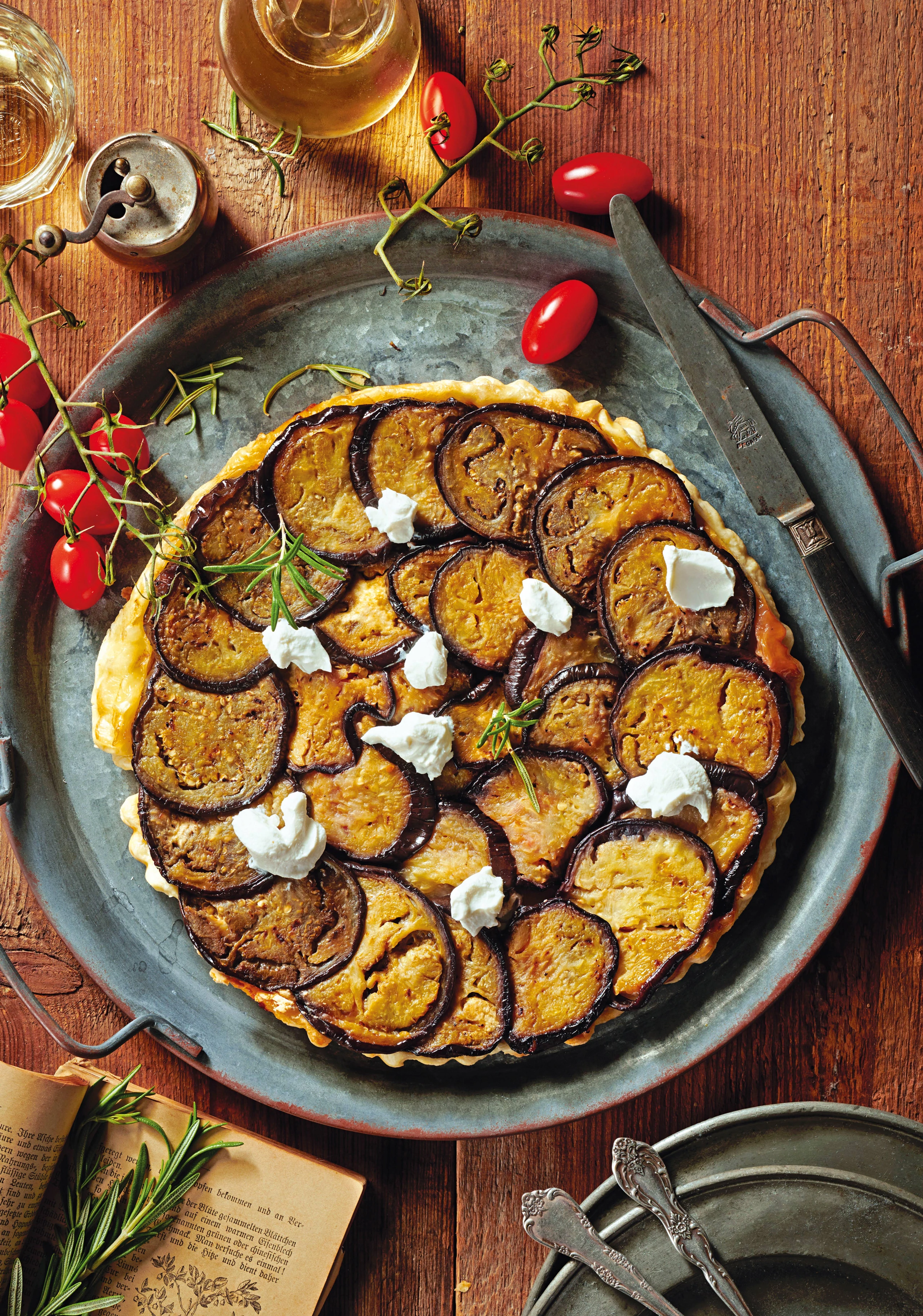 Tarte Tatin mit Melanzani