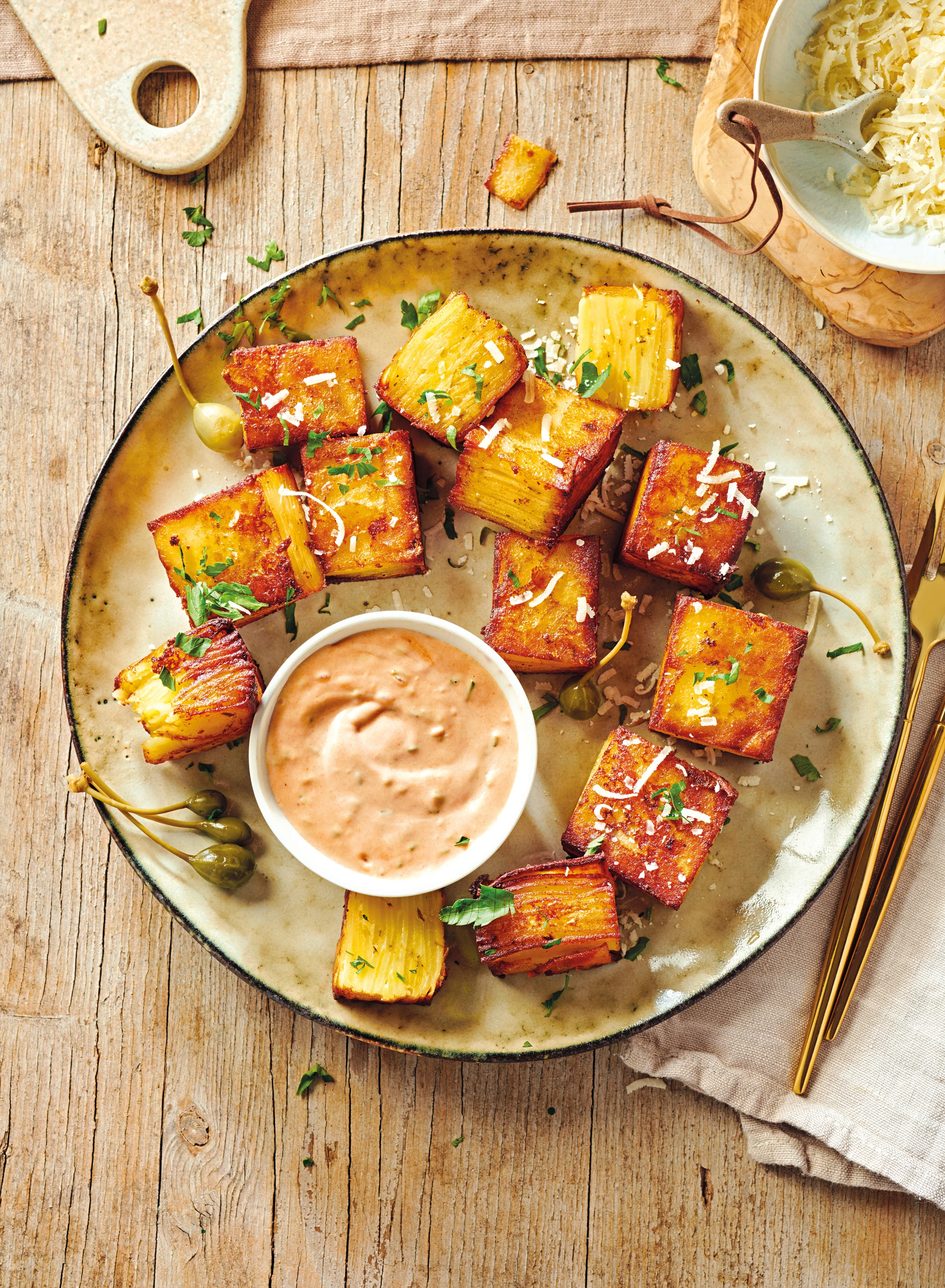 Knusprige Potato Stacks