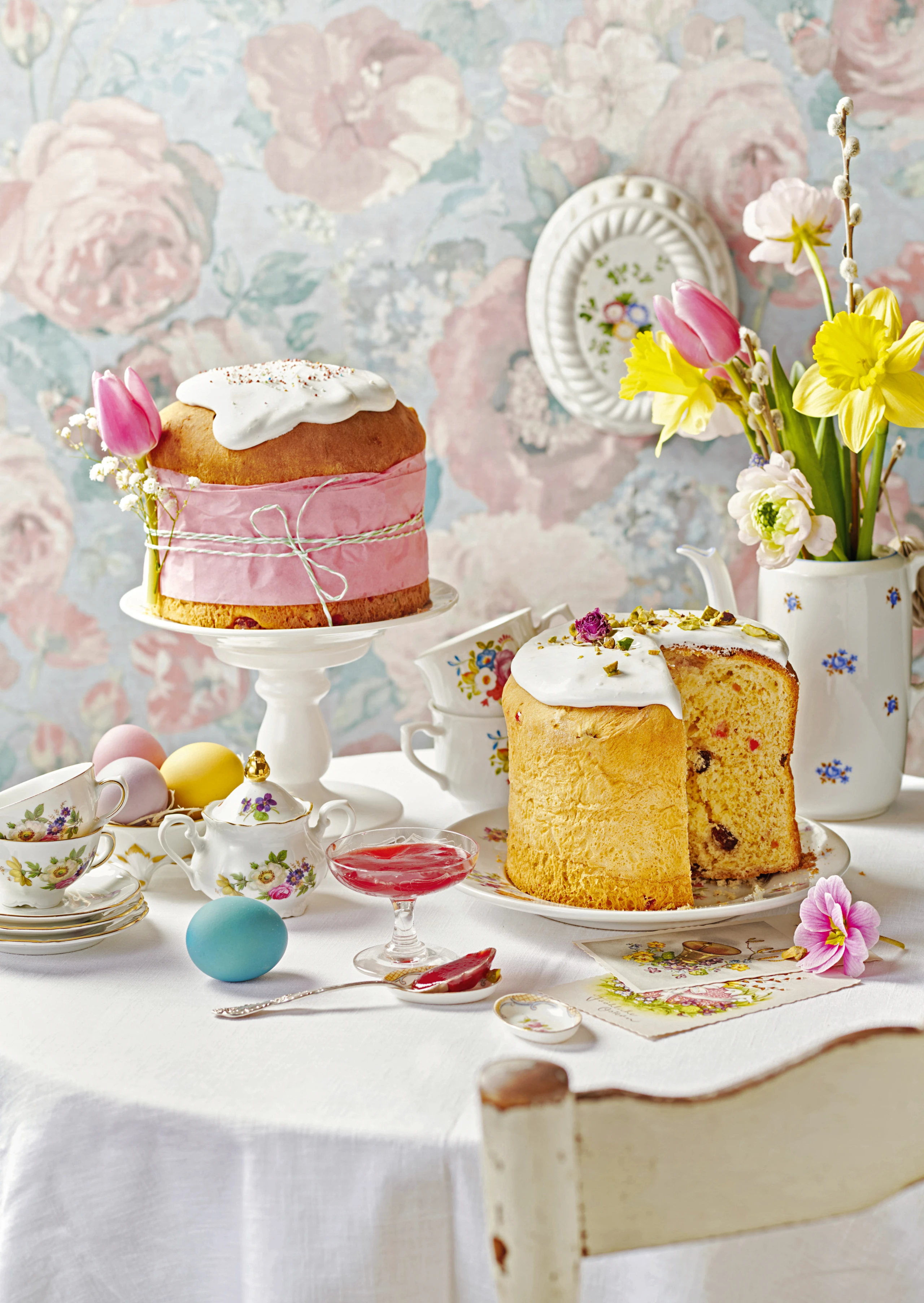 Osterkuchen mit kandierten Früchten
