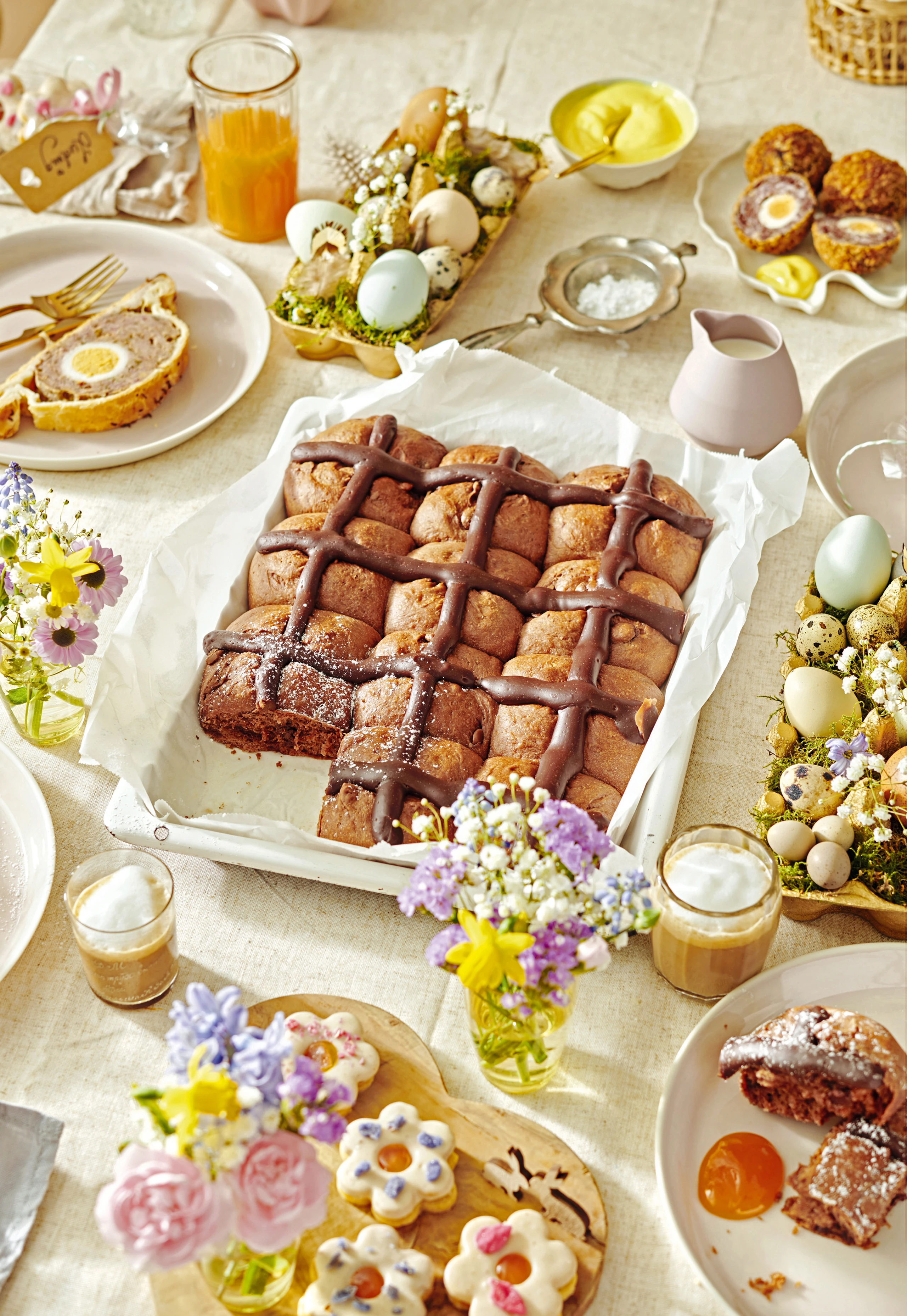 Schokoladige Milchbrötchen