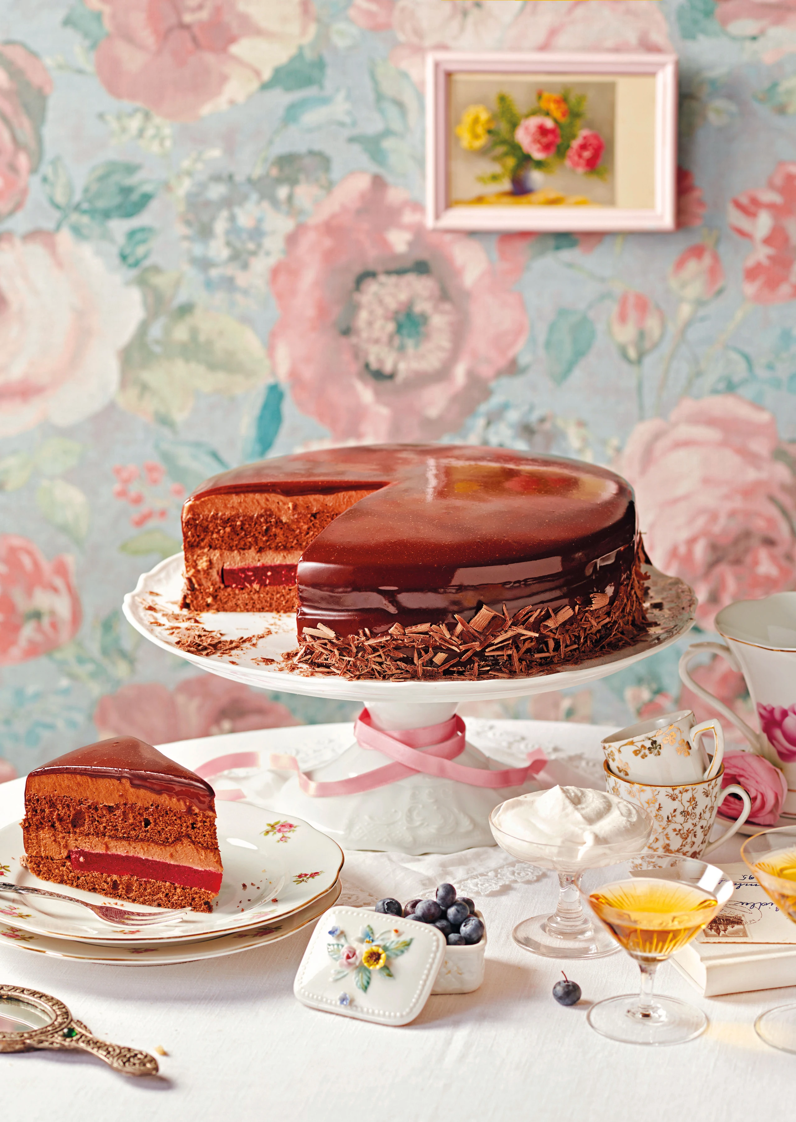 Luftige Schoko-Biskuittorte