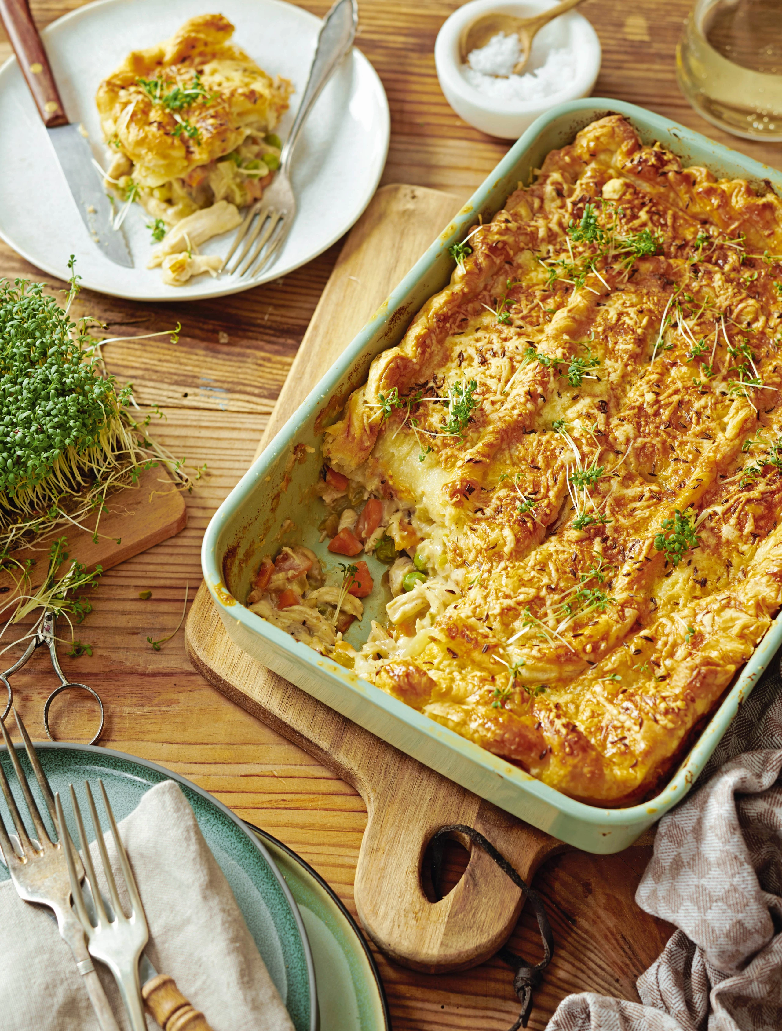 Hendl-Gemüse-Auflauf