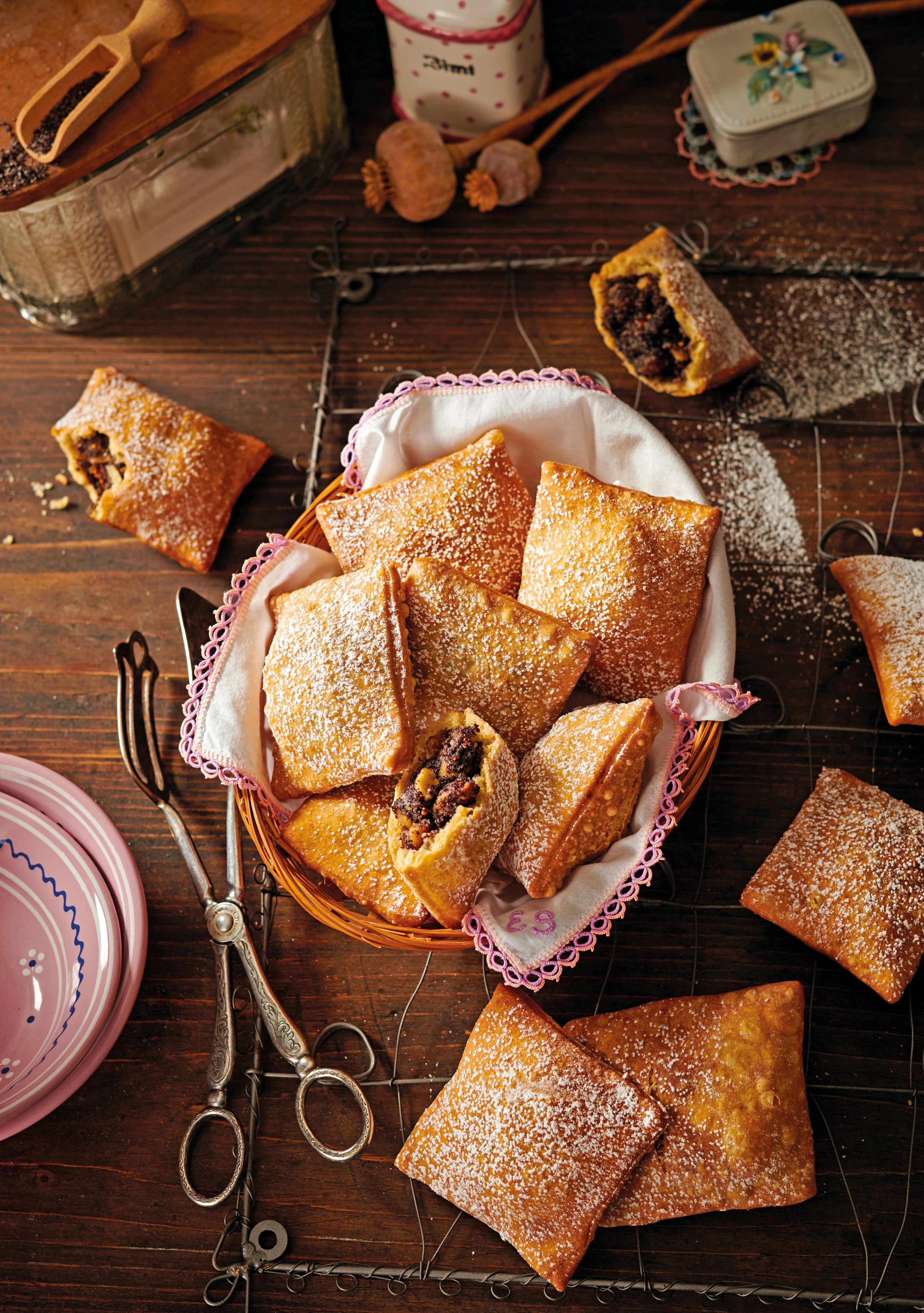 Süße Tascherl mit Mohnfülle