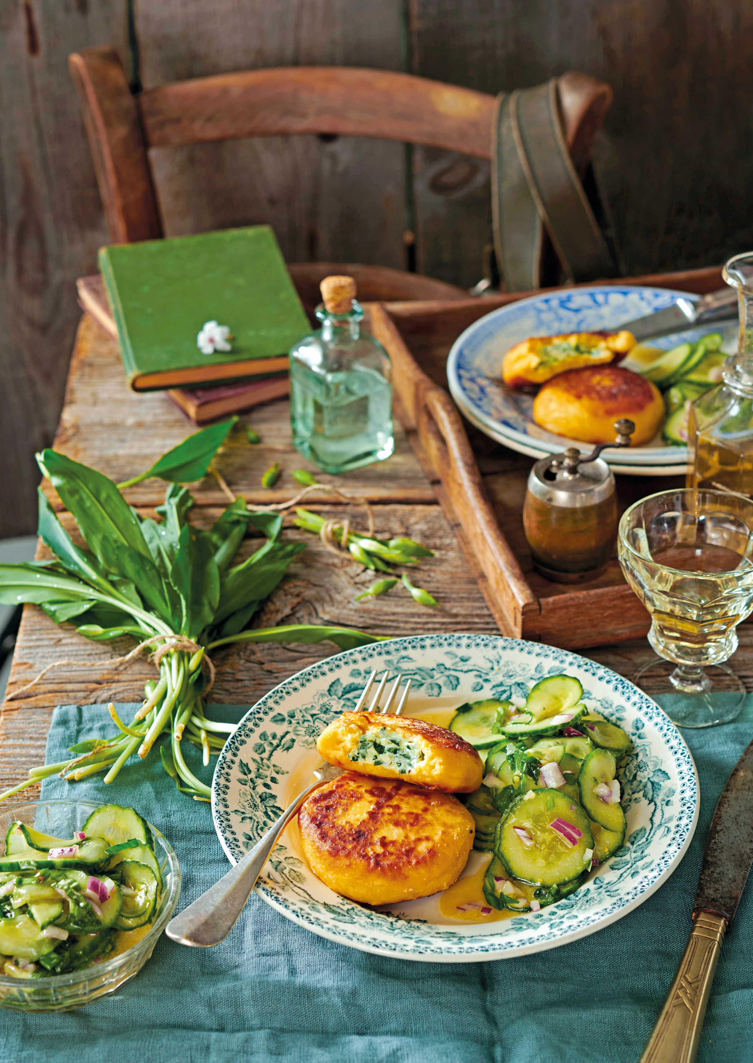 Erdäpfel-Datschi mit Bärlauch-Frischkäse